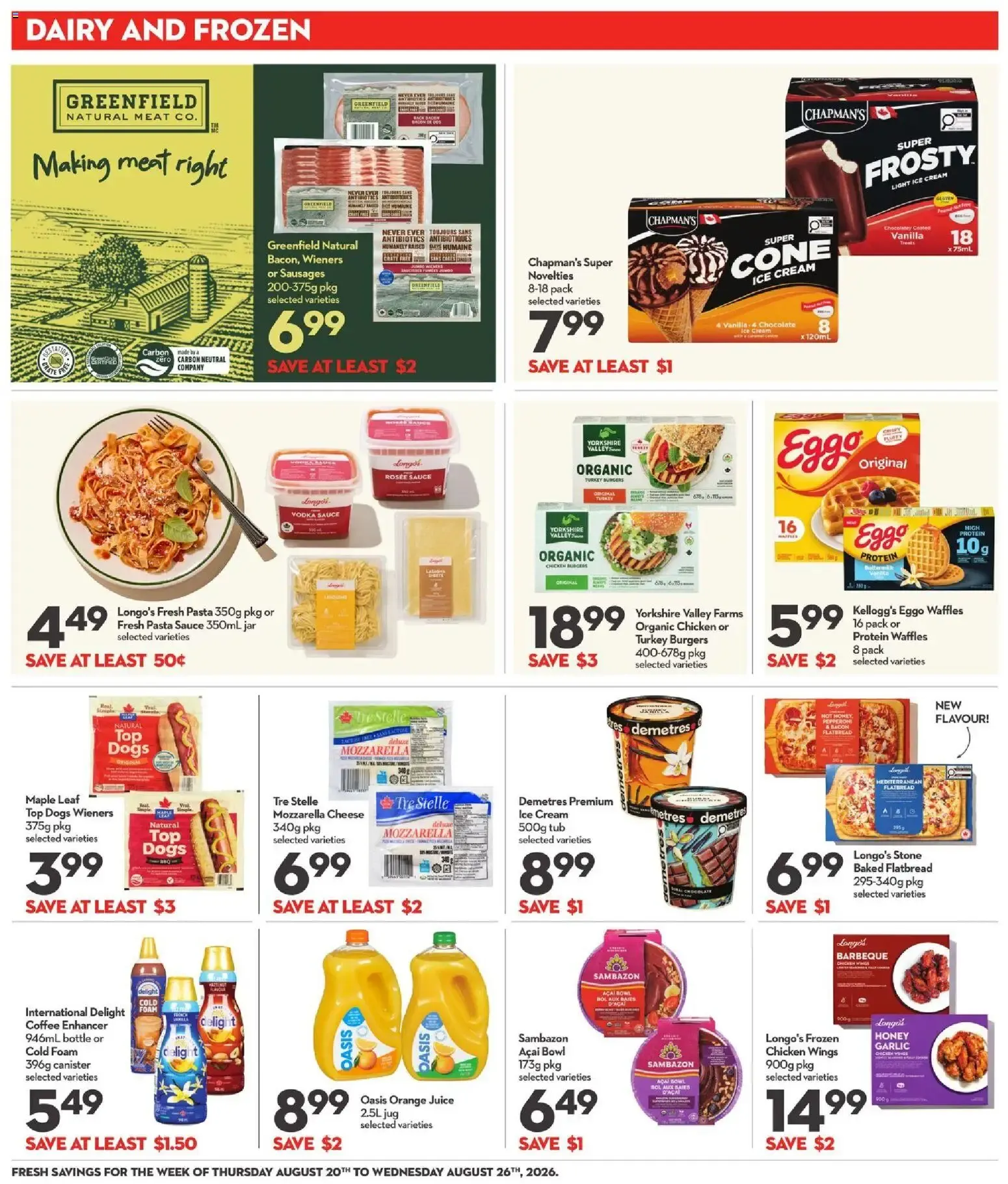 Longo's weekly flyer / circulaire from Aug 20, 2026 > weekly specials & deals from August 20 to August 26 2026 - flyer page 11