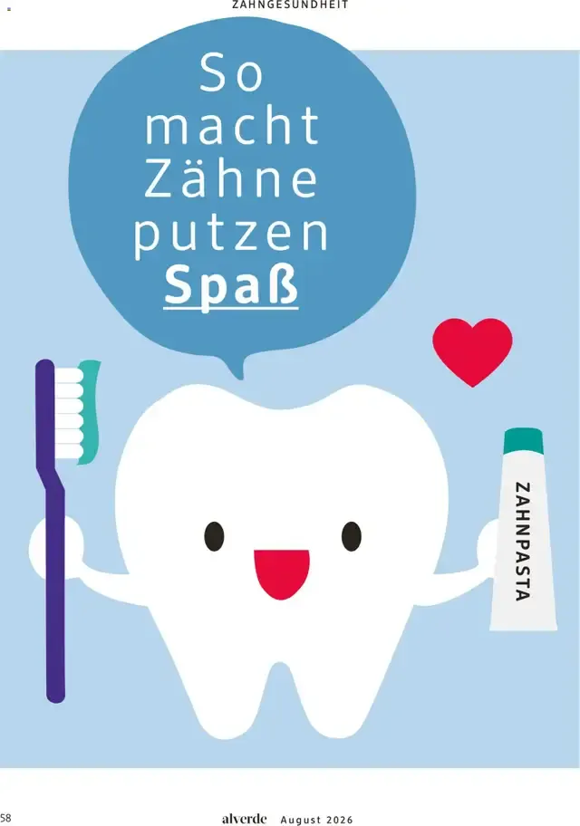 dm Magazin alverde - Will Kinder stark machen von 1. August bis 31. August 2026 - Prospekt seite 58