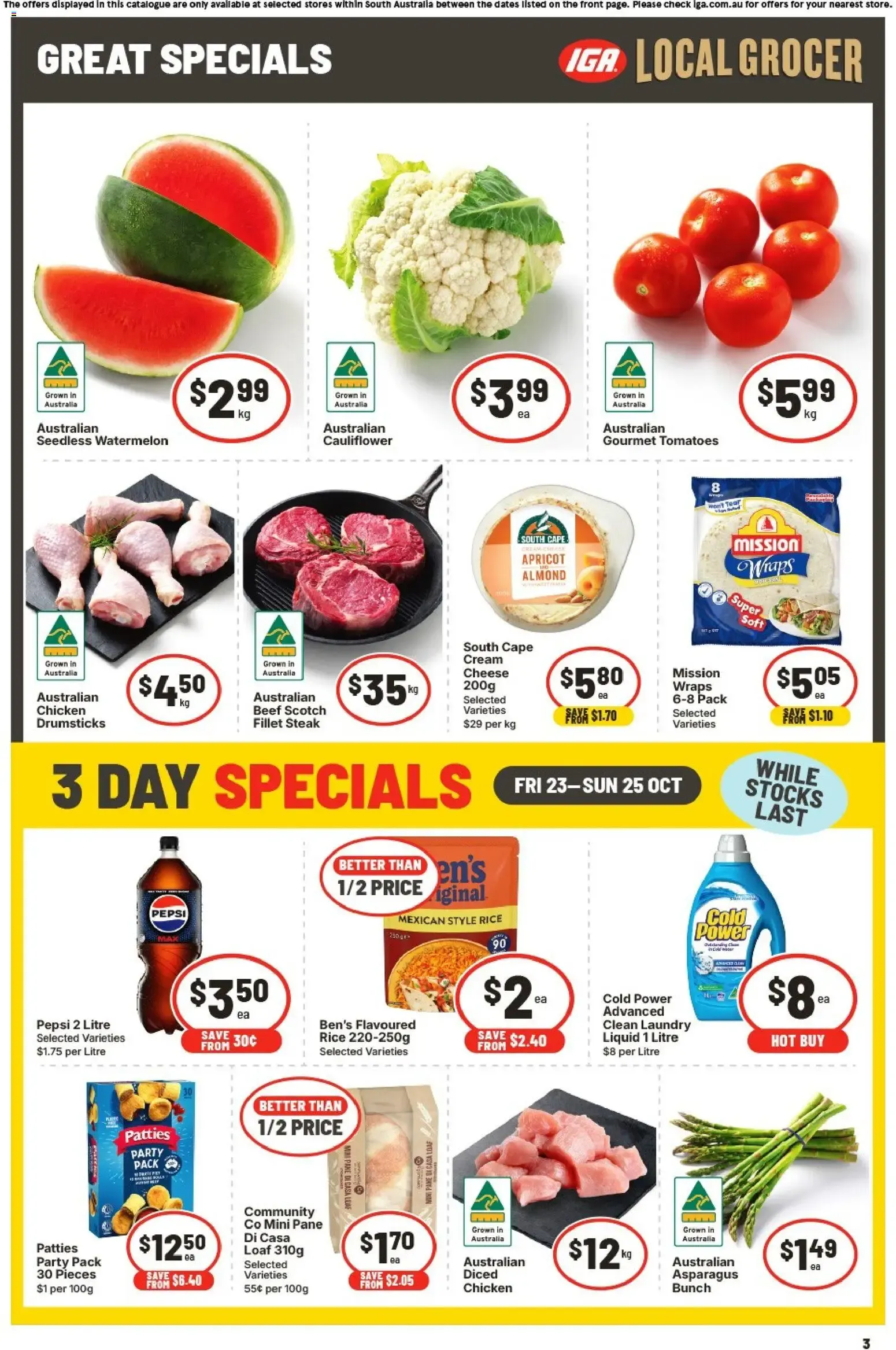 IGA catalogue valid from 21/10/2026 > Online Australia - Catalogue valid from 21 October to 27 October 2026 - page 3