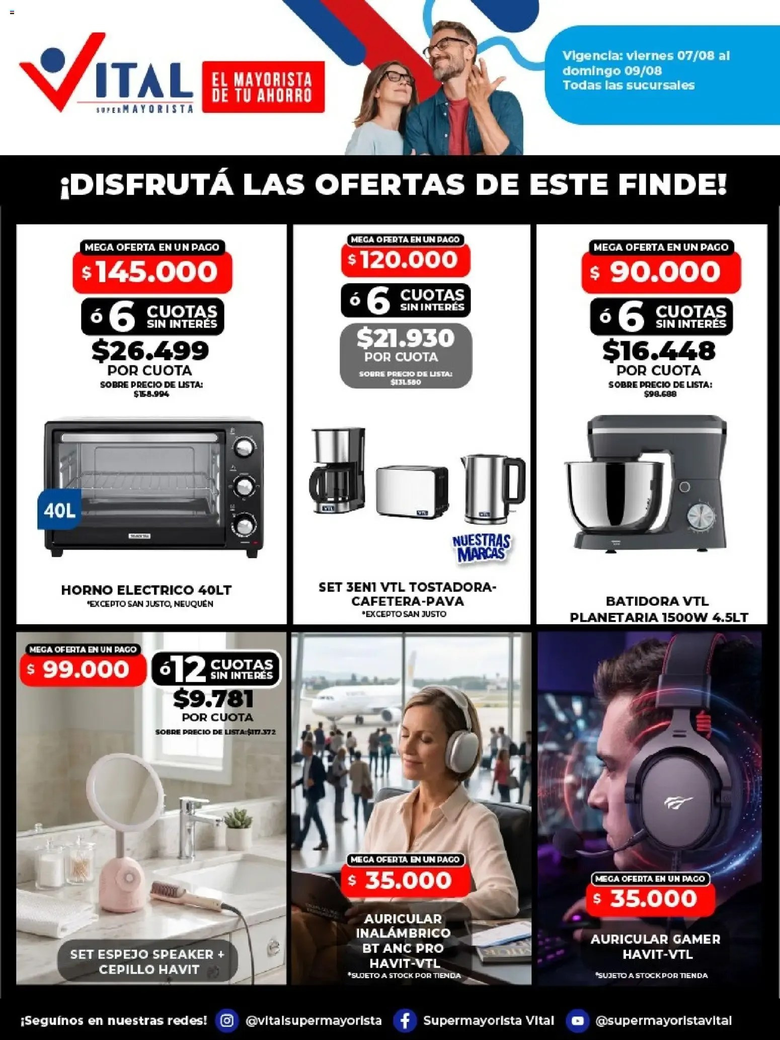 Ofertas de Vital Supermayorista - Ofertas de Fin de Semana en Salta 7 de agosto al 9 de agosto 2026 - Página 2 del catálogo