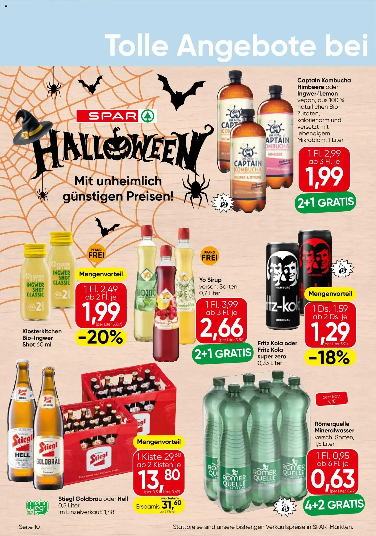 Eurospar Flugblatt von 22.10.2026 - Aktuelle Angebote von 22. Oktober bis 4. November 2026 - Flugblätt seite  10