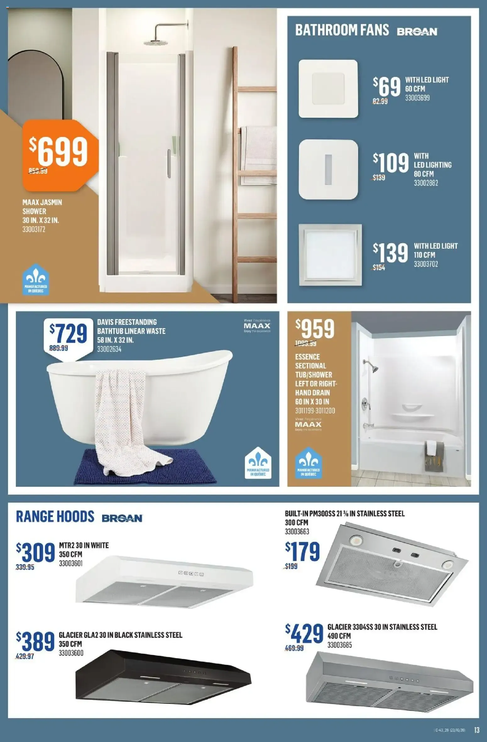 Canac weekly flyer from Oct 22, 2026 > weekly specials & deals from October 22 to October 28 2026 - flyer page 13