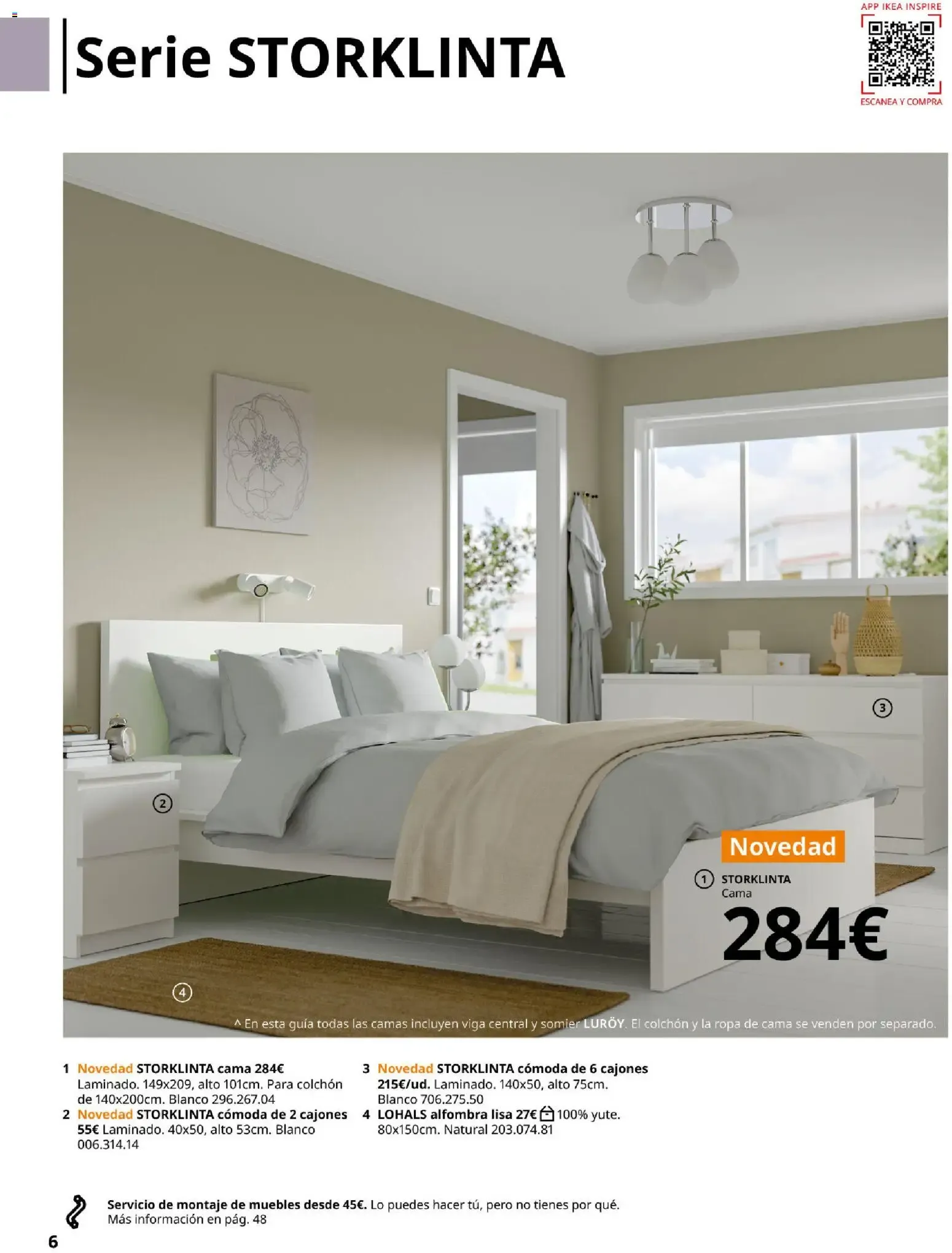 Catálogo de IKEA - Guía de Compra Muebles para el Dormitorio 1 de septiembre al 31 de enero 2027 - Página 6