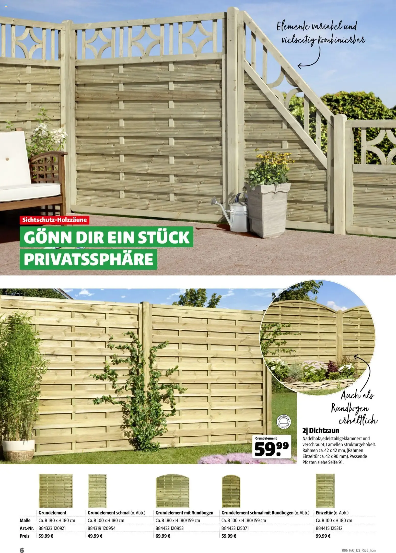 Hagebau Gartengestaltungsortiment (ab 02.03.2026) zum Blättern von 2. März bis 31. Dezember 2026 - Prospekt seite 6
