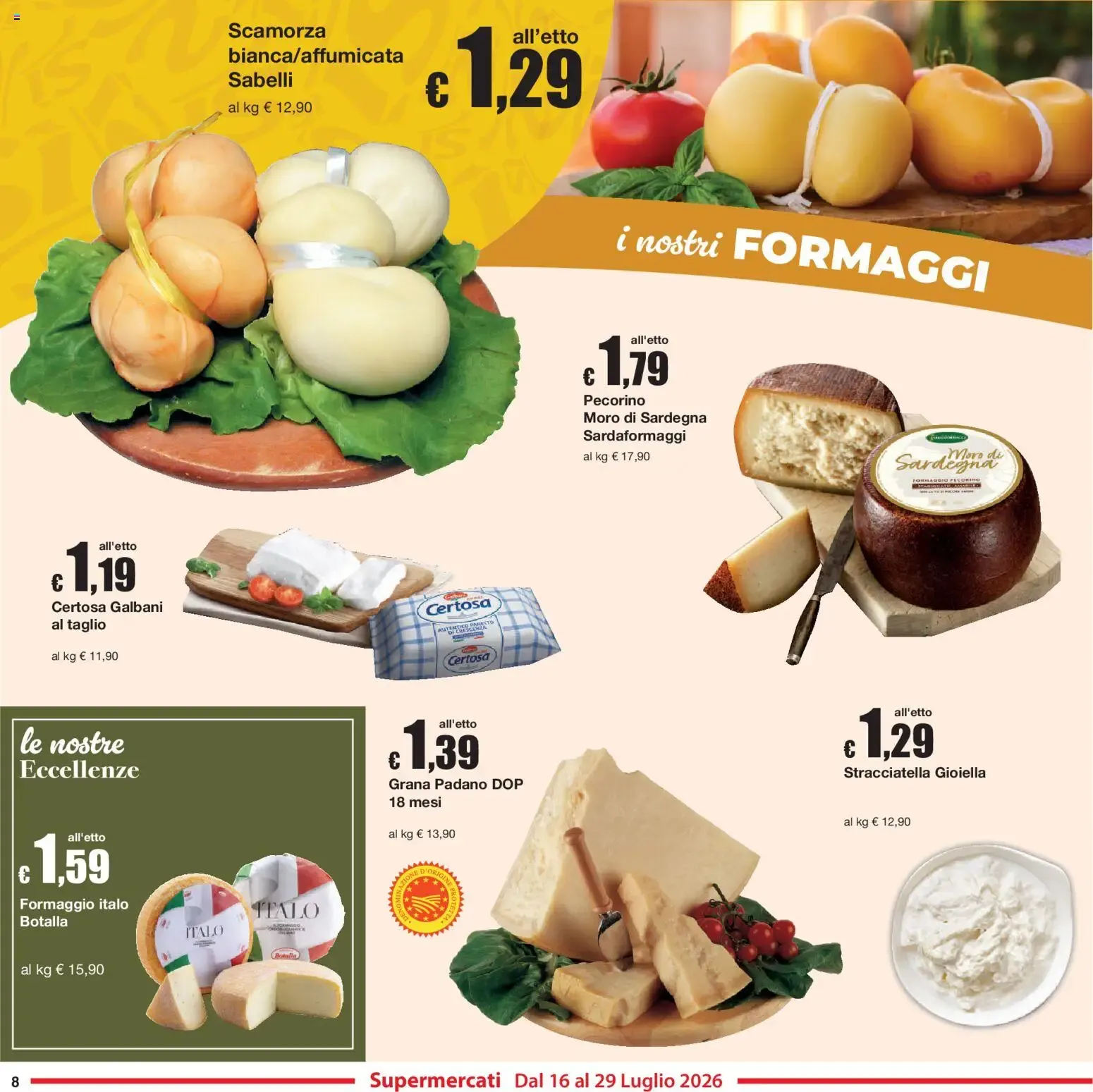 Sì con Te volantino dal 16/07/2026 - online Offerte da 16 luglio a 29 luglio di 2026 - Pagina del volantino 8