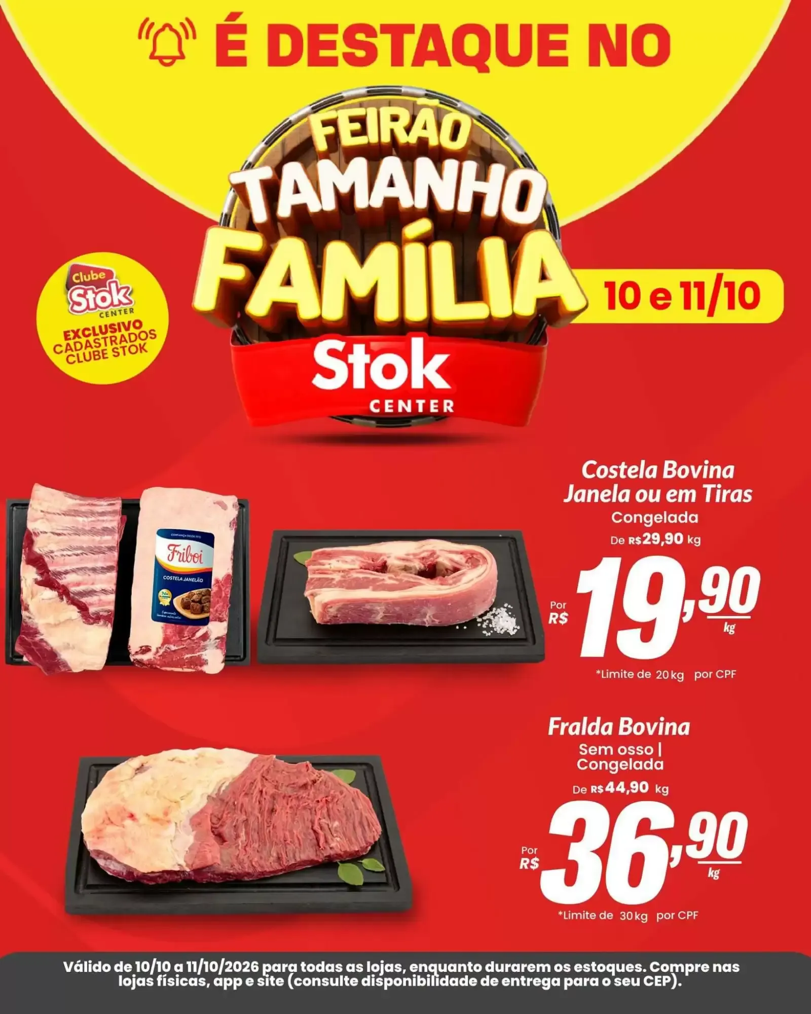 Encarte de Feirão Tamanho Família Stok Center 10 de outubro até 11 de outubro 2026 - Pagina 1