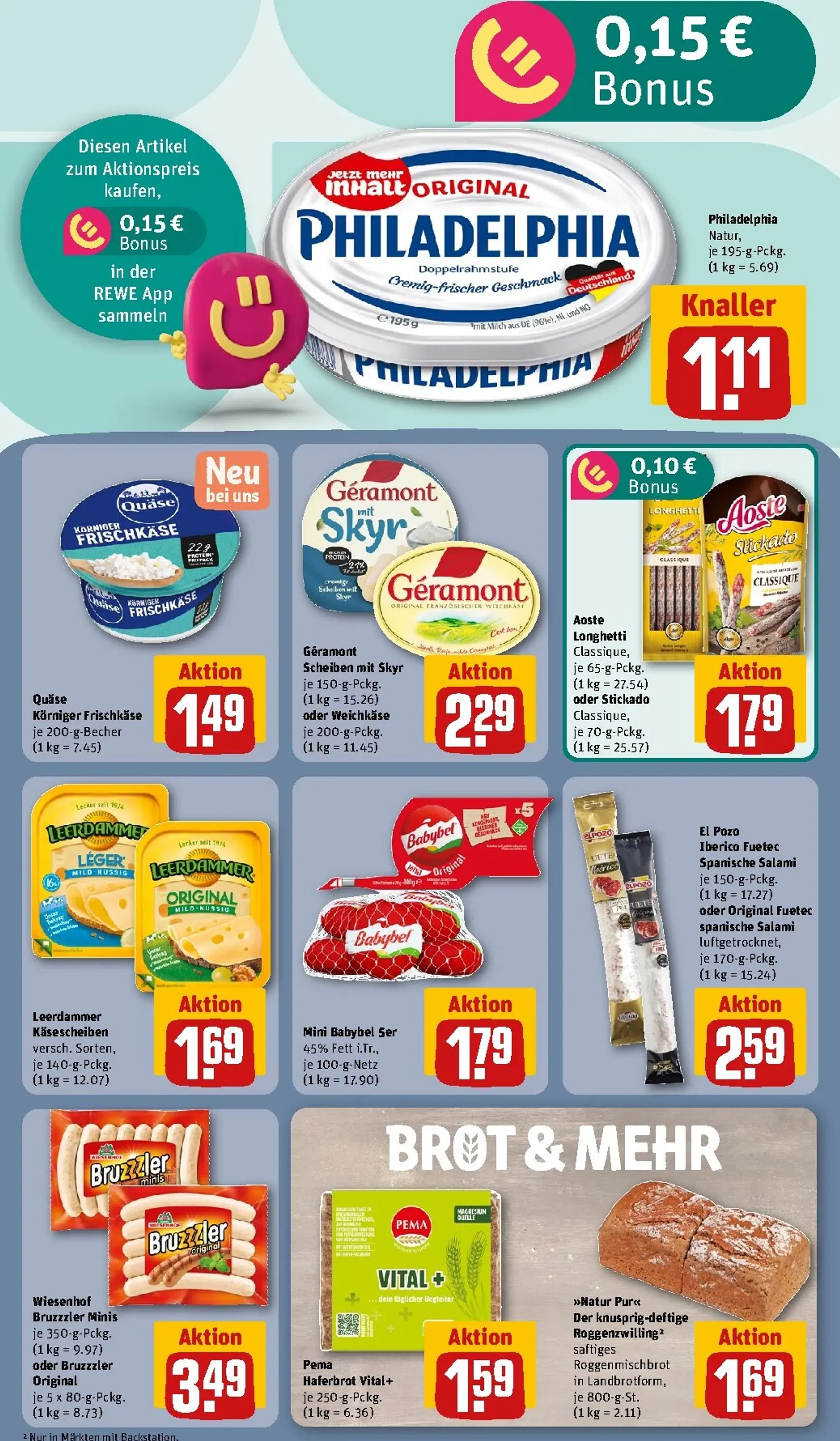 Die REWE Jubelwochen Mega Angebote, mega sparen! von 21. September bis 27. September 2026 - Prospekt seite 18