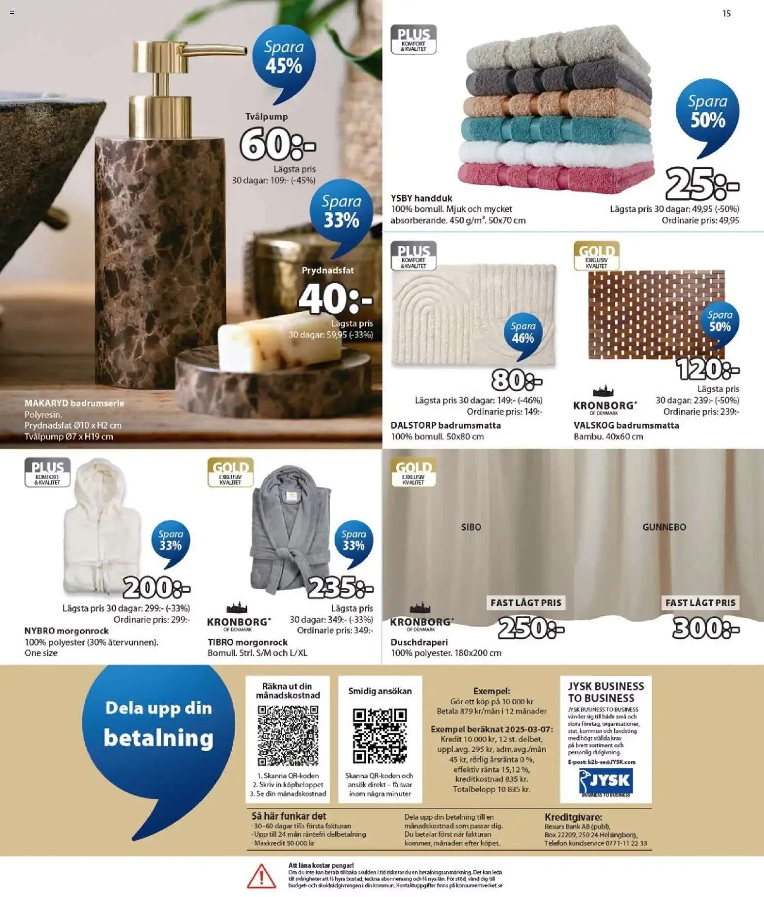 JYSK: Erbjudanden för hemmet och trädgårdsvaror från 27 juli till 6 september 2026 - Reklamblad sidor 15