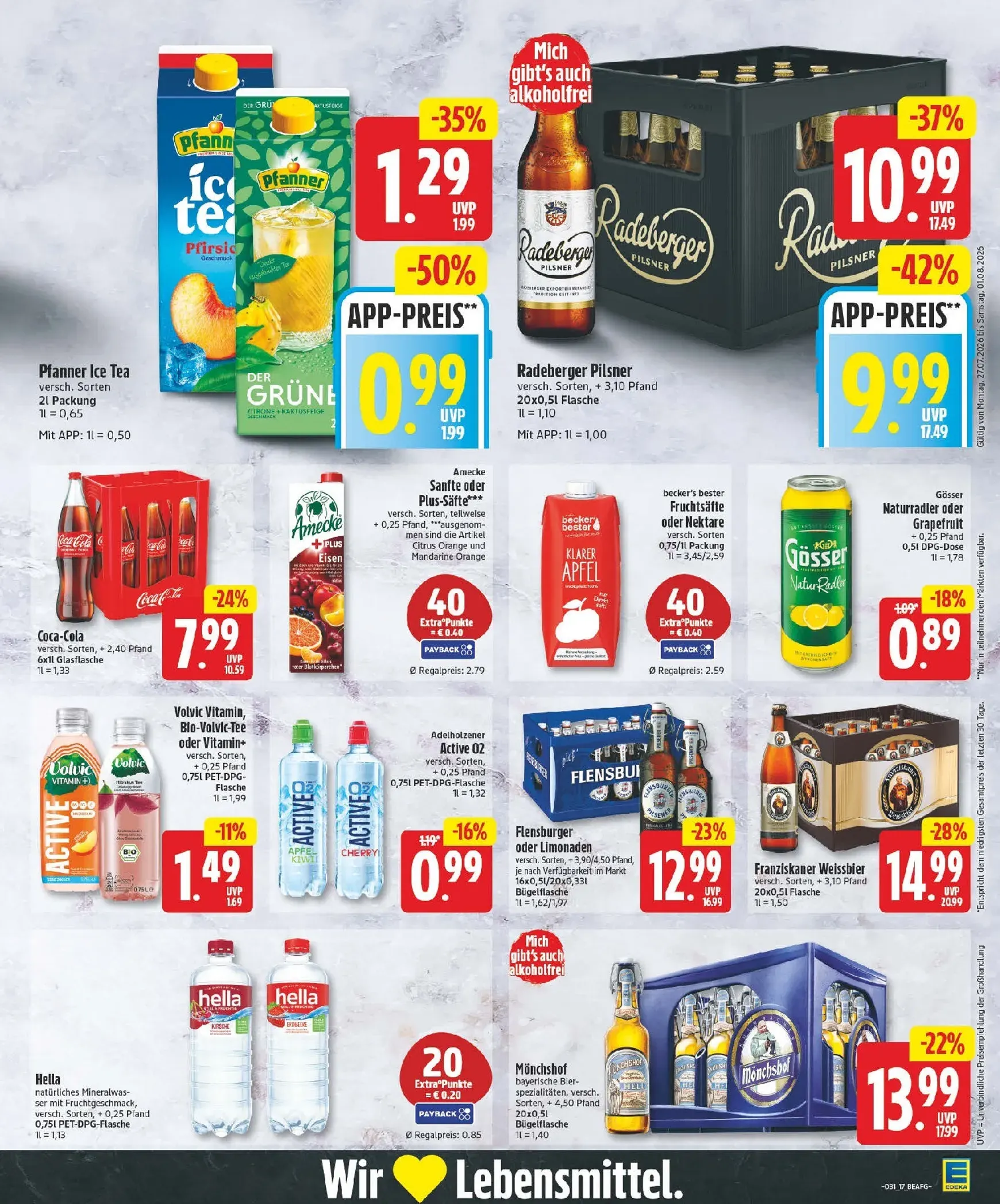Edeka Prospekt – von Montag 27.07.2026 bis Samstag 01.08.2026 von 27. Juli bis 1. August 2026 - Prospekt seite 17