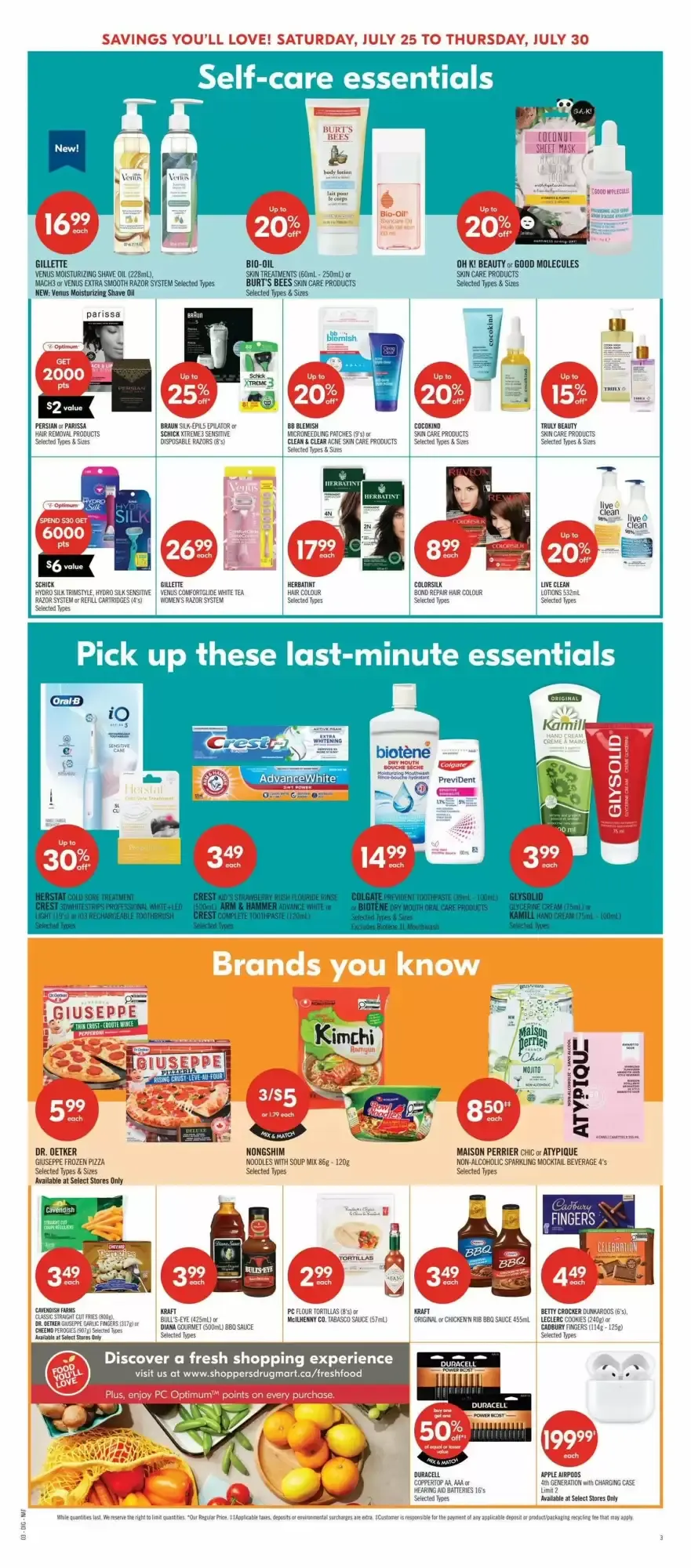 Shoppers Drug Mart flyer week 30 from July 25 to July 30 2026 - flyer page 18