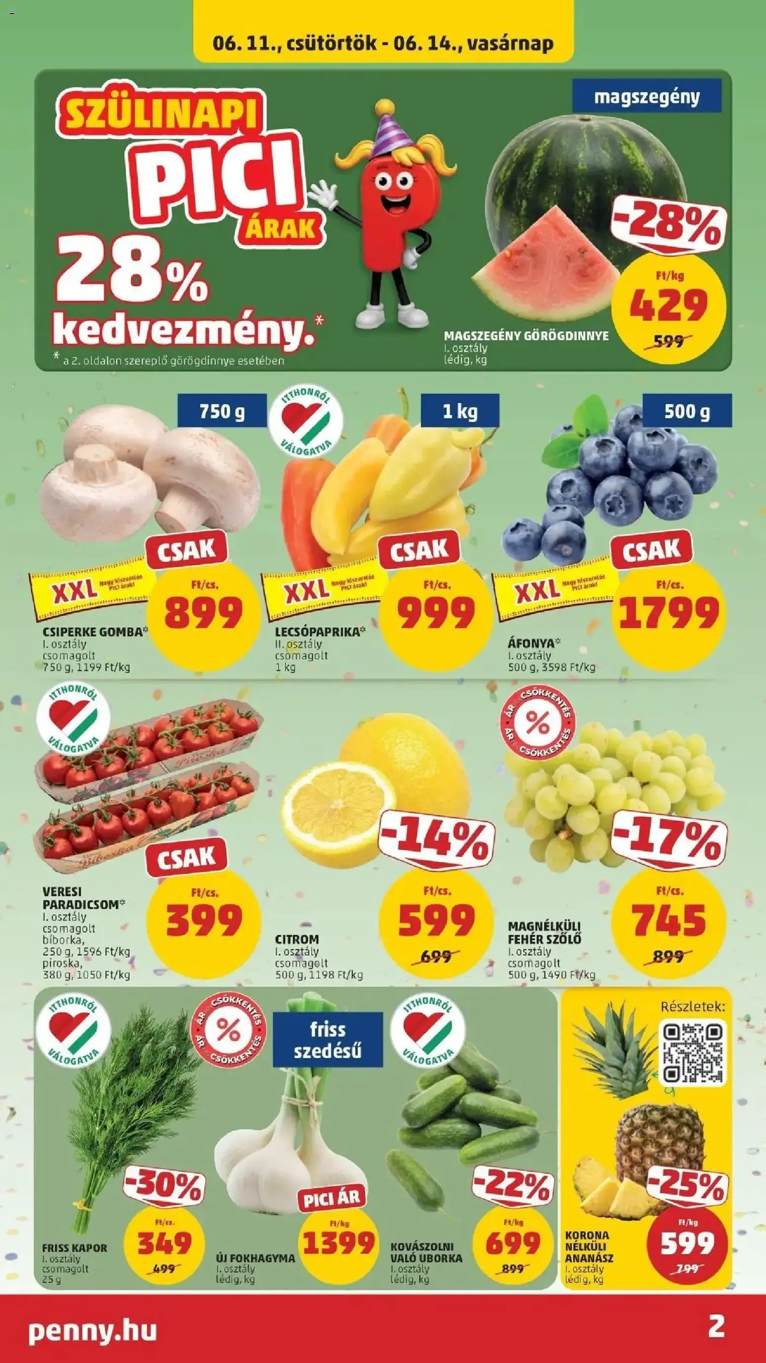 Katalógus Penny aktuális akciós újság: 2026.06.11.-tól lapozható június 11.-tól június 17.-ig 2026. - Oldal 2
