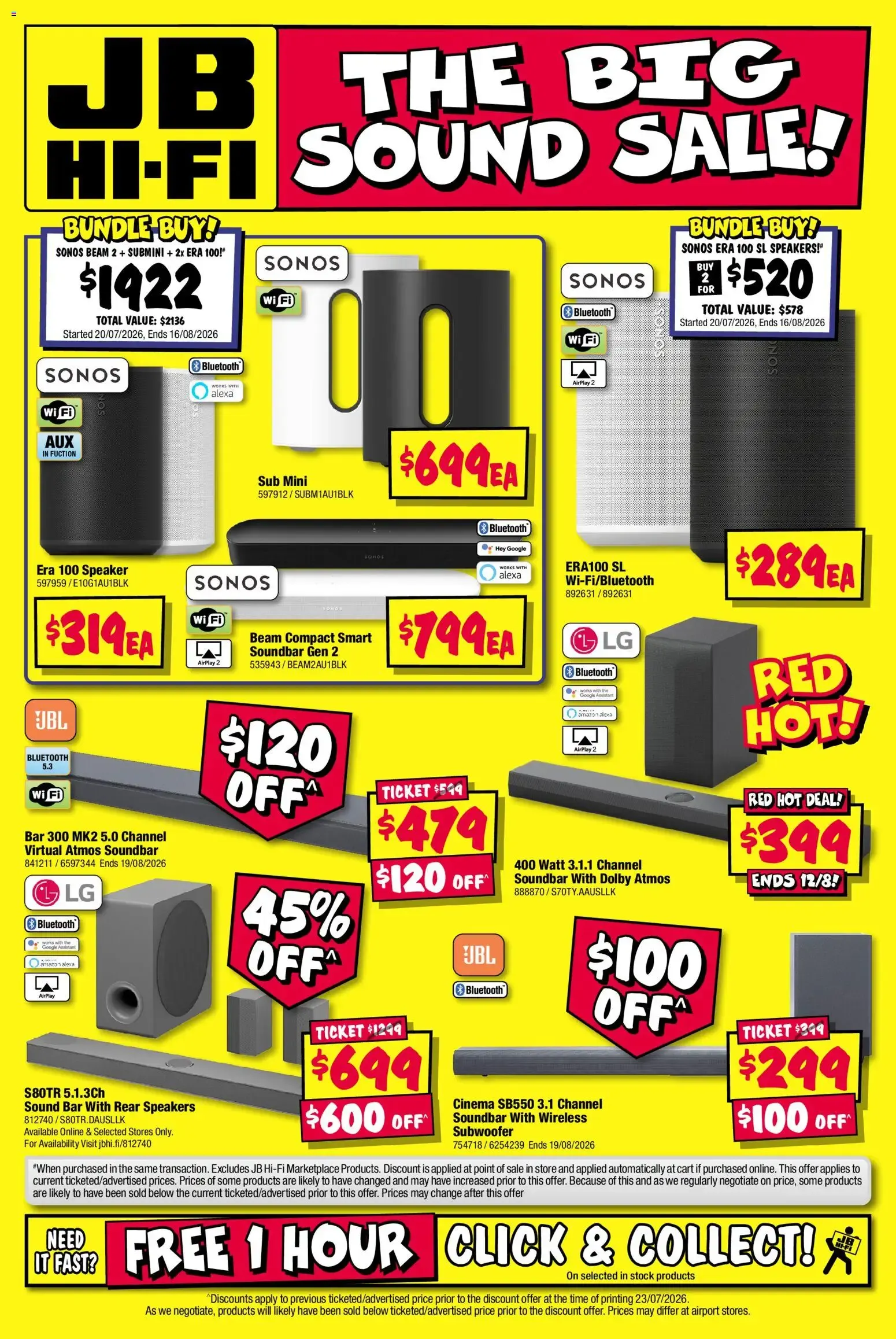 JB Hi-Fi The Big Sound Sale - 30/07/2026 > weekly / monthly specials - Catalogue valid from 30 July to 12 August 2026 - page 8