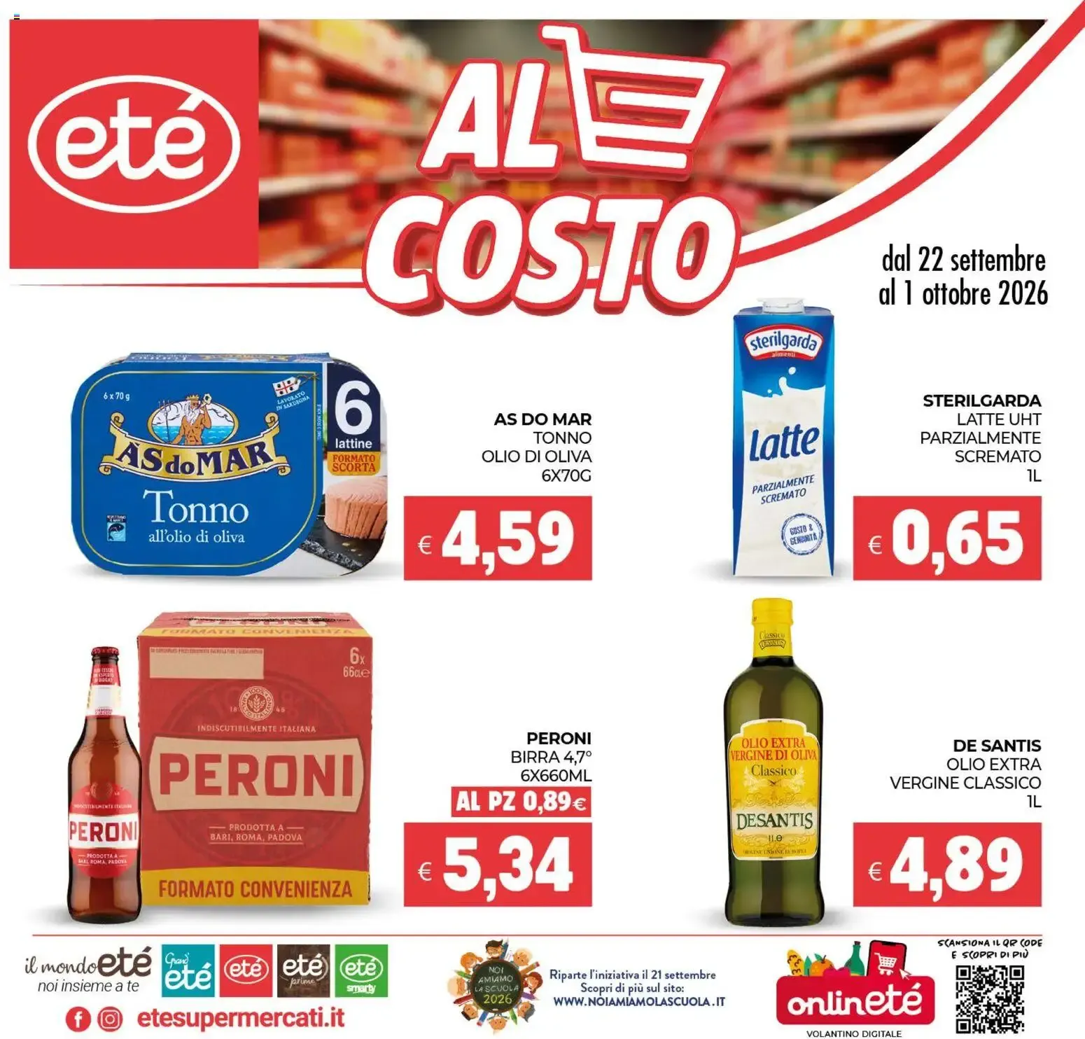 Eté volantino dal 22/09/2026 - online Offerte da 22 settembre a 1 ottobre di 2026 - Pagina del volantino 1