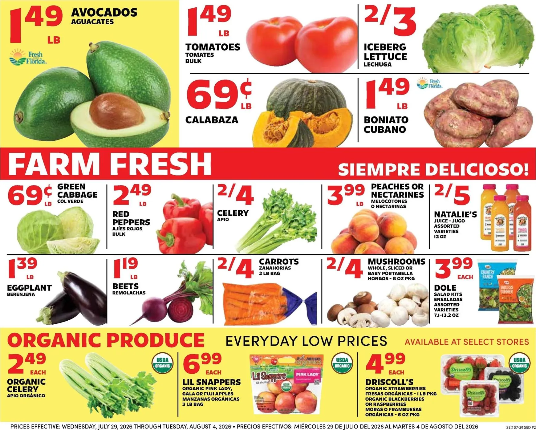 Weekly ad Current Sedano's leaflet valid from Wednesday 07/29/2026 to Tuesday 08/04/2026 from July 29 to August 4 2026 - Page 2