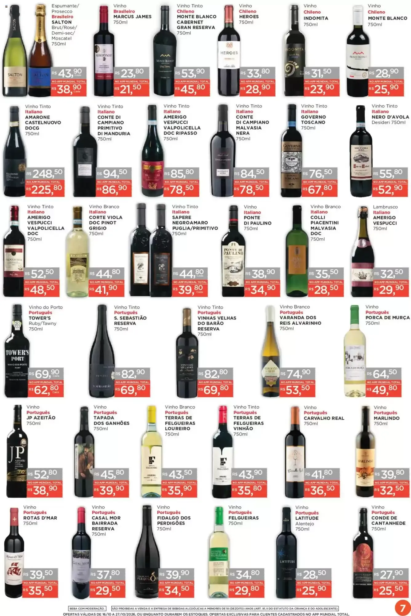 Encarte de Encarte Supermercados Mundial 16 de outubro até 27 de outubro 2026 - Pagina 7