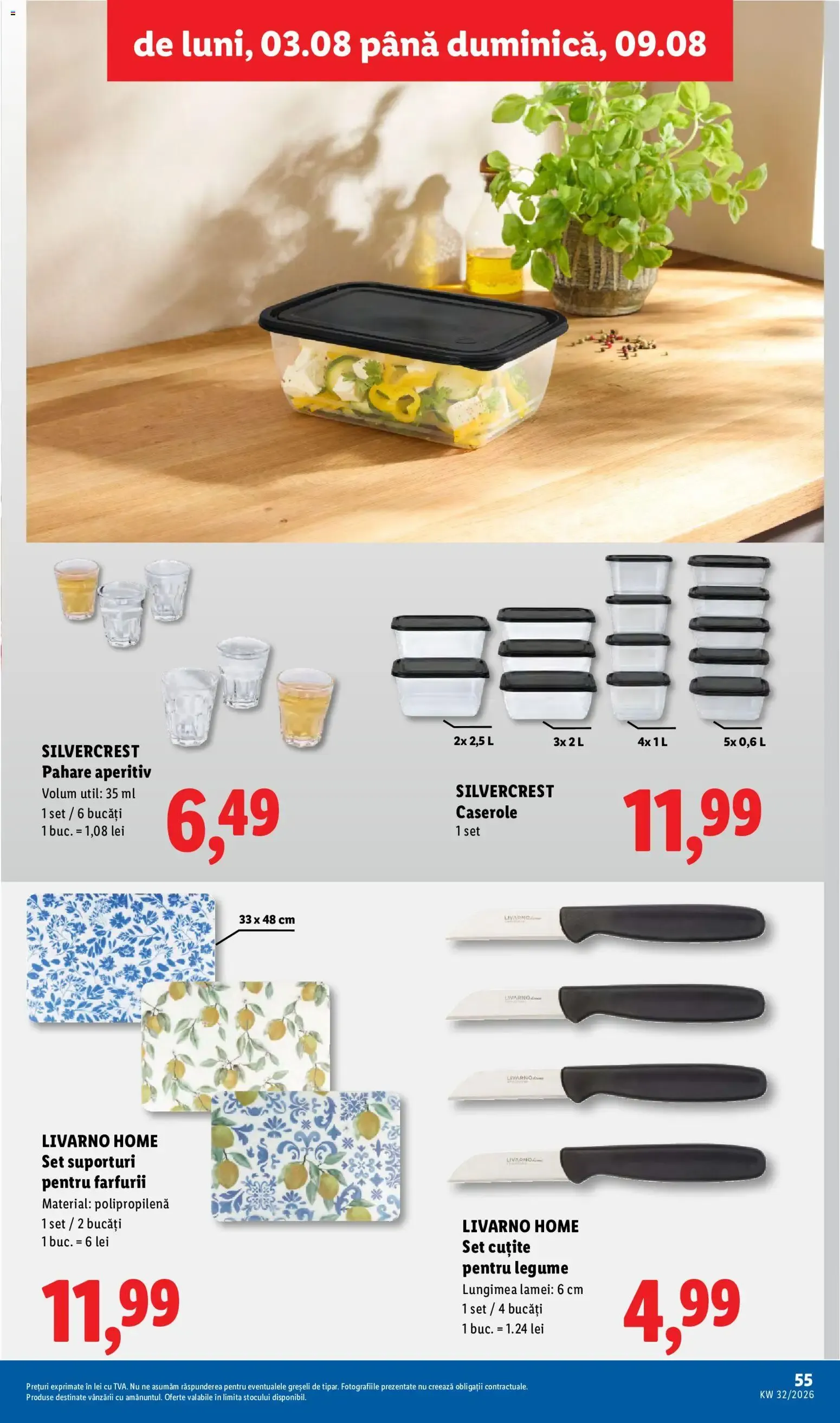 Catalog Catalog LIDL 03.08.2026 - Oferta și Revista online de la 3 august până la 9 august 2026 - Revista Pagina 55