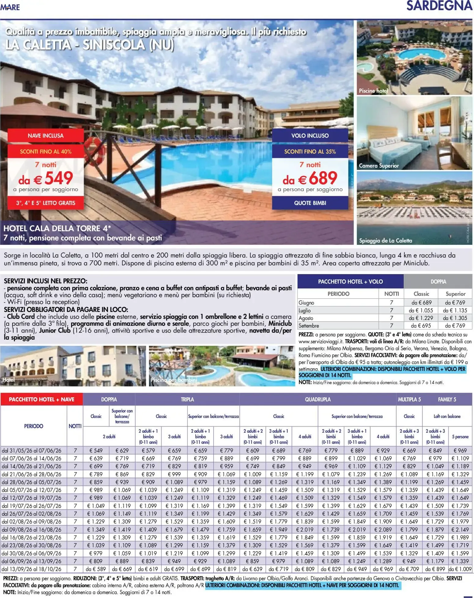 UN MARE DI OFFERTE: MARE, MONTAGNA, ENTROTERRA, TOUR, PACCHETTI VACANZA E CROCIERE da 10 aprile a 30 settembre di 2026 - Pagina del volantino 15