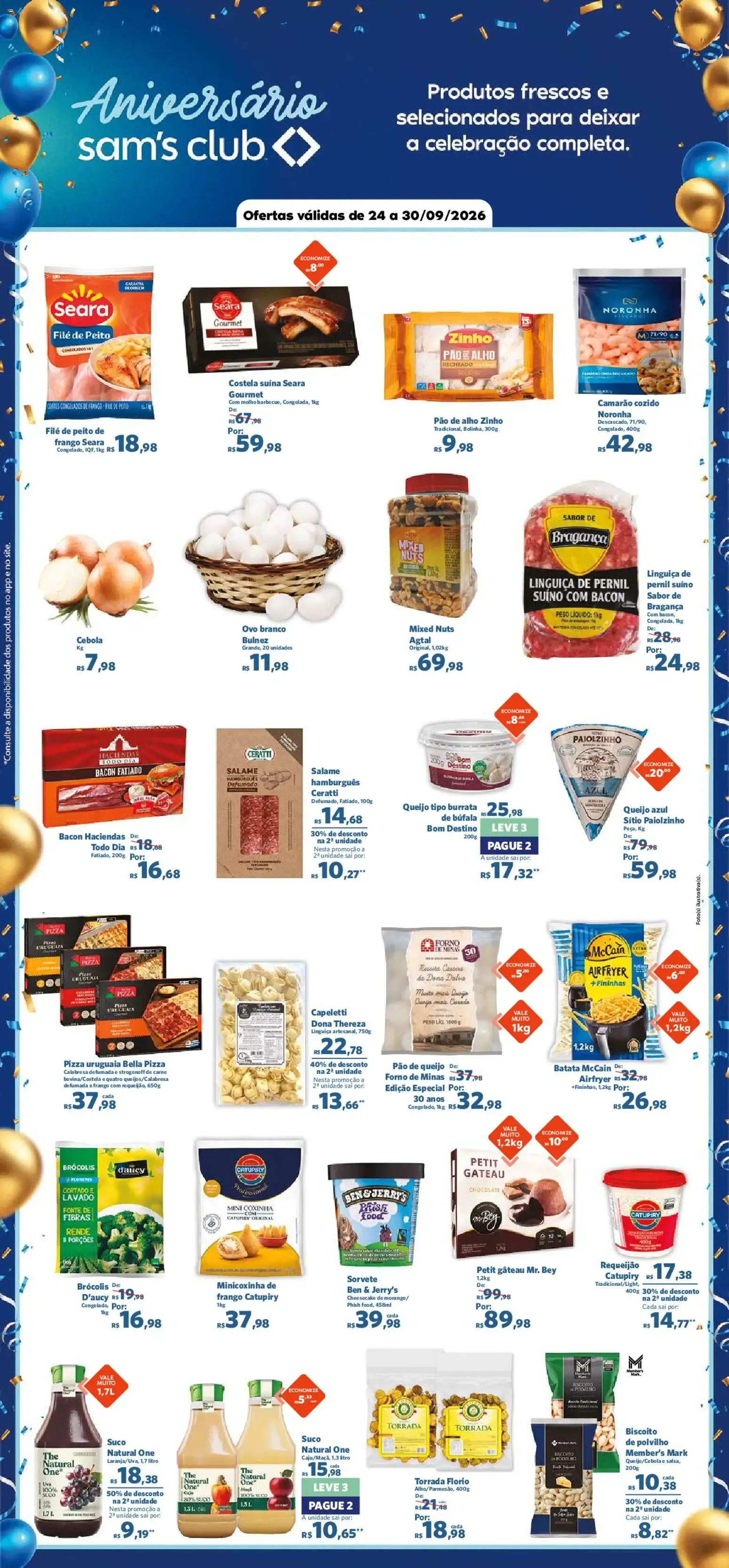 Encarte de Aniversário Sam's Club - Ofertas válidas de 24 a 30/09/2026 24 de setembro até 30 de setembro 2026 - Pagina 3