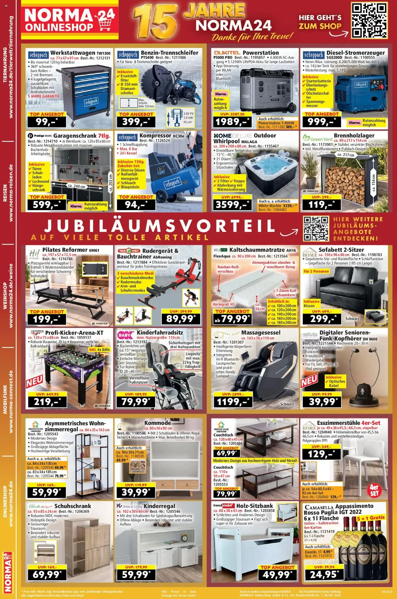 Norma24 Onlineshop - 15 Jahre Jubiläum von 5. Oktober bis 11. Oktober 2026 - Prospekt seite 2