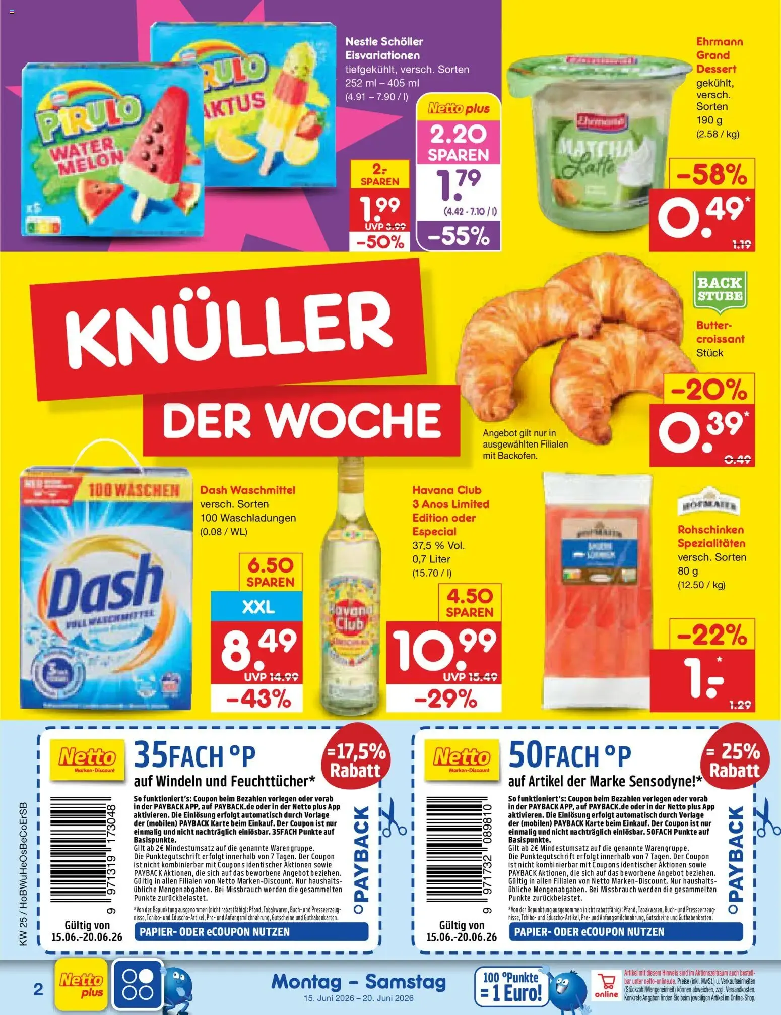Netto Marken-Discount Prospekt vom 15.06.2026 – Angebote online von 15. Juni bis 20. Juni 2026 - Prospekt seite 2