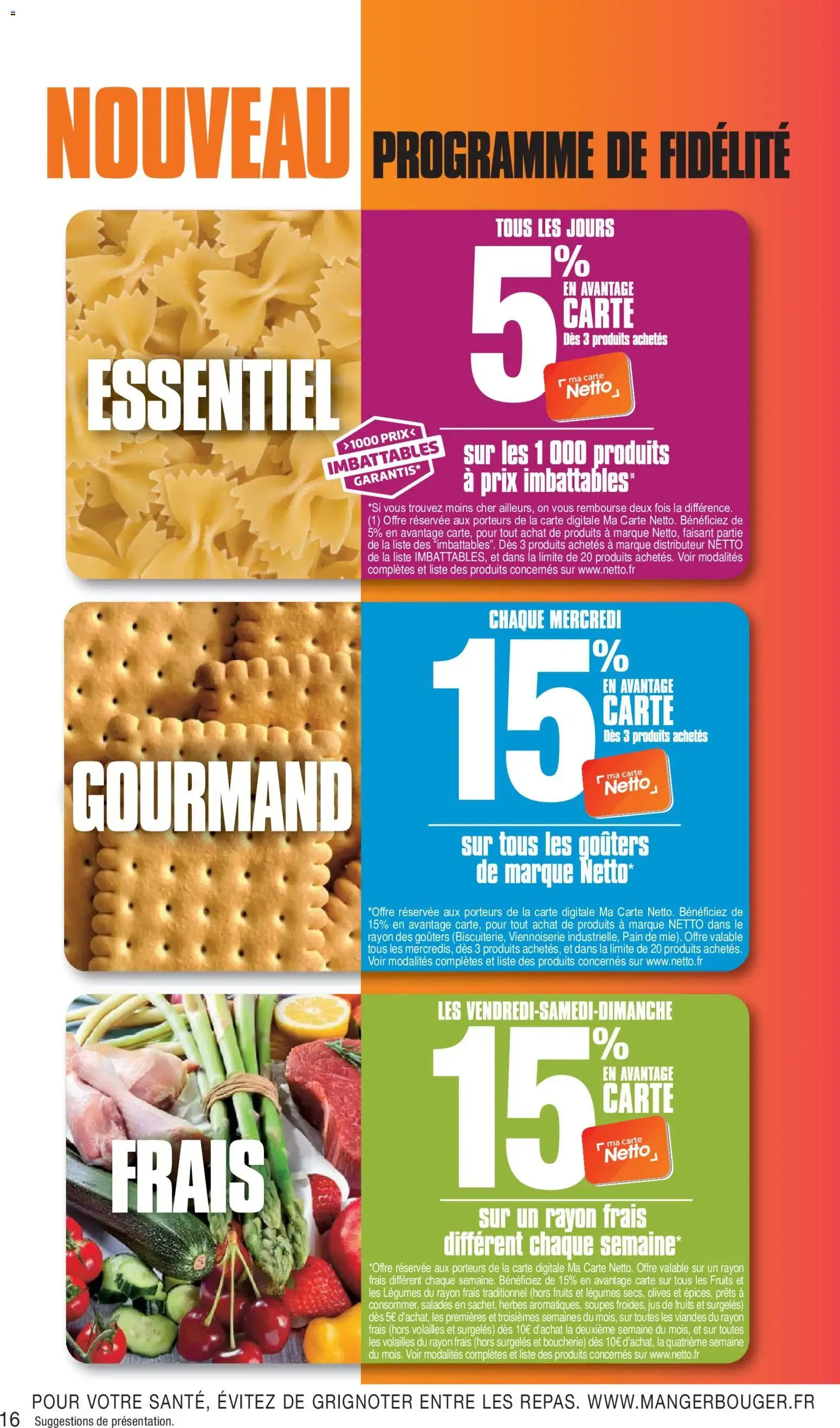Netto - Temps fort Novembre à partir du 03/11/2026 - promo en ligne du 3 novembre au 9 novembre 2026 - Catalogue page 16
