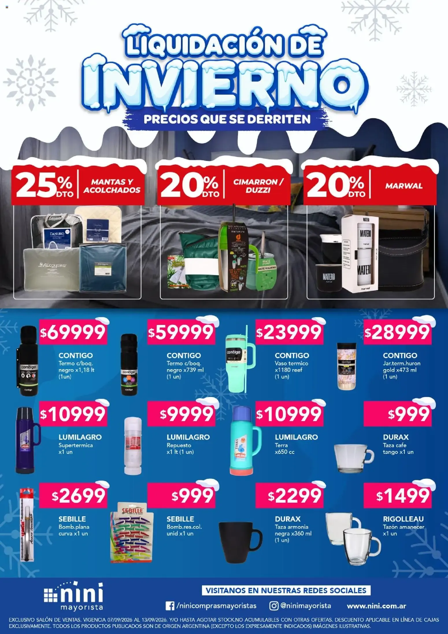 Ofertas de NINI Mayorista - Liquidación de invierno del 07/09/2026 - 13/09/2026 7 de septiembre al 13 de septiembre 2026 - Página 2 del catálogo