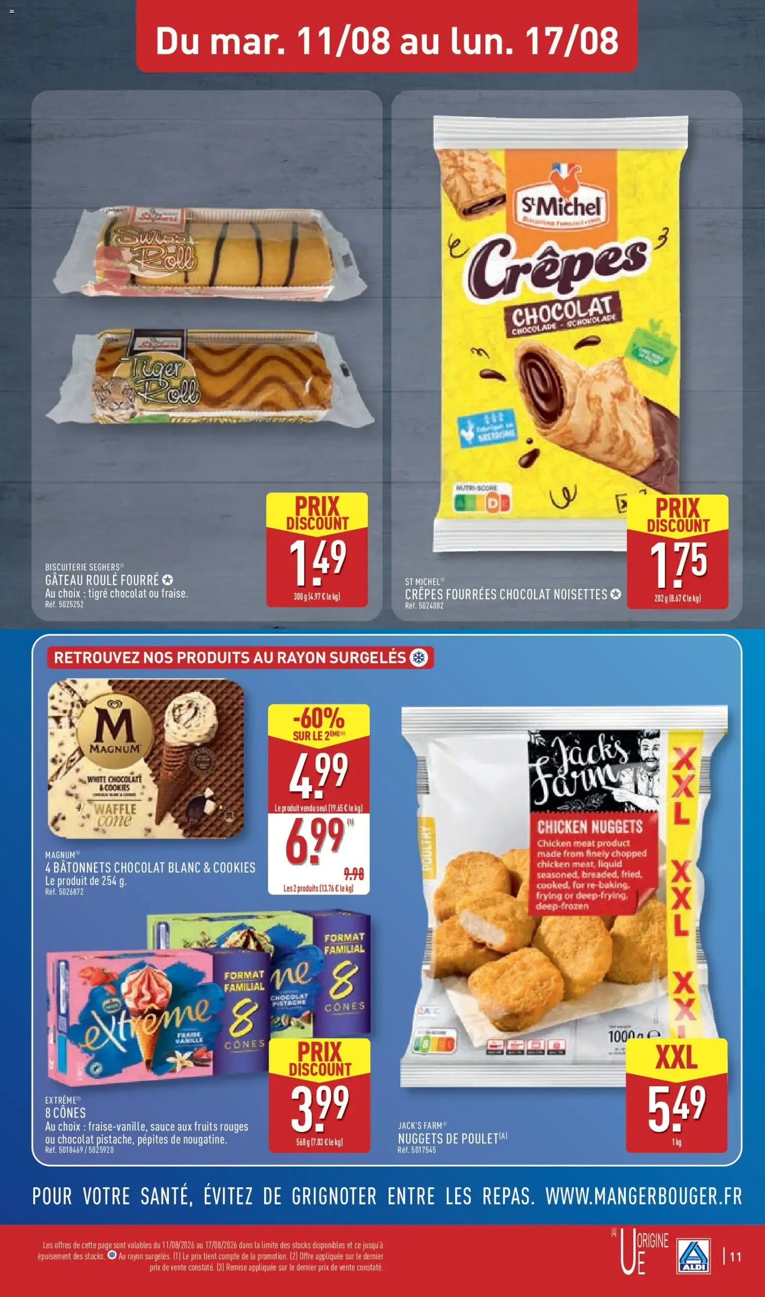 Catálogo de ofertas Aldi del 11 al 17 de agosto du 11 août au 17 août 2026 - Catalogue page 13