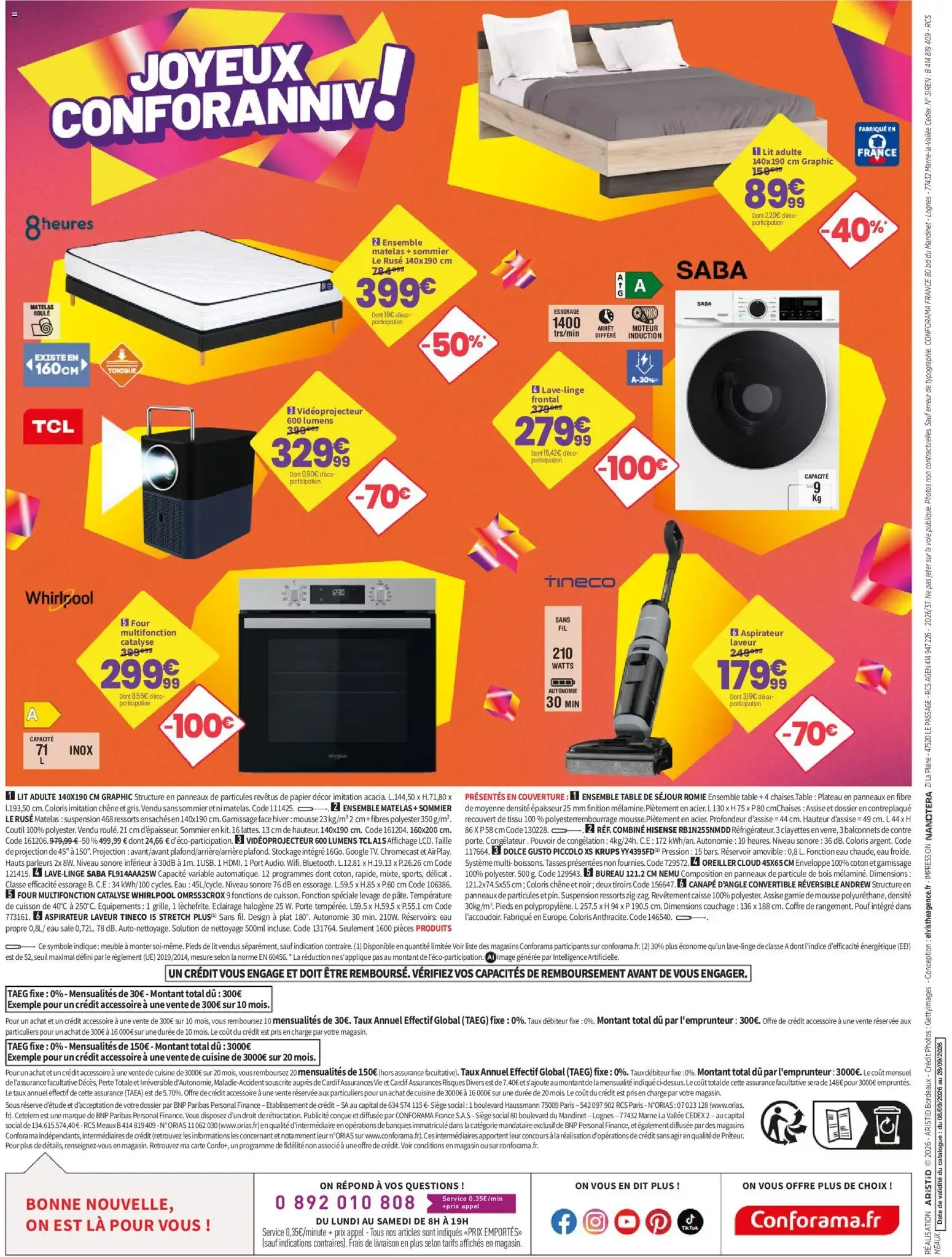 Joyeux Conforanniv! Toujours plus de promos! du 8 septembre au 28 septembre 2026 - Catalogue page 22