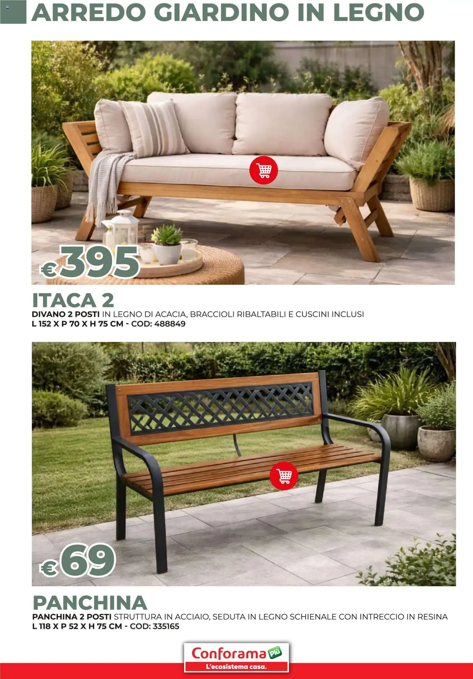 Conforama Collezione Arredo Giardino da 19 marzo a 30 settembre di 2026 - Pagina del volantino 46