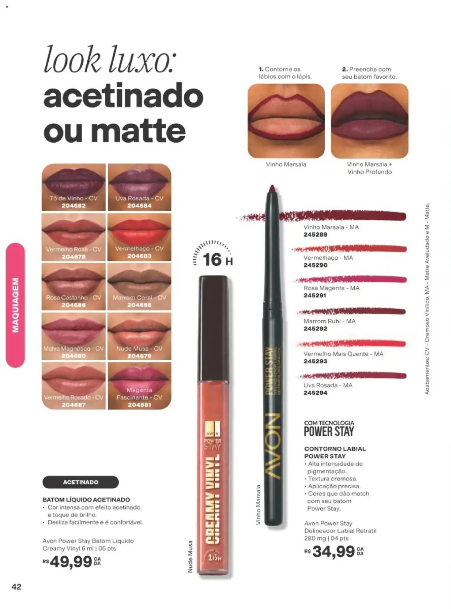 Encarte de Avon - Novo Sérum Lip Gloss - Ciclo 15/2026 21 de setembro até 12 de outubro 2026 - Pagina 42