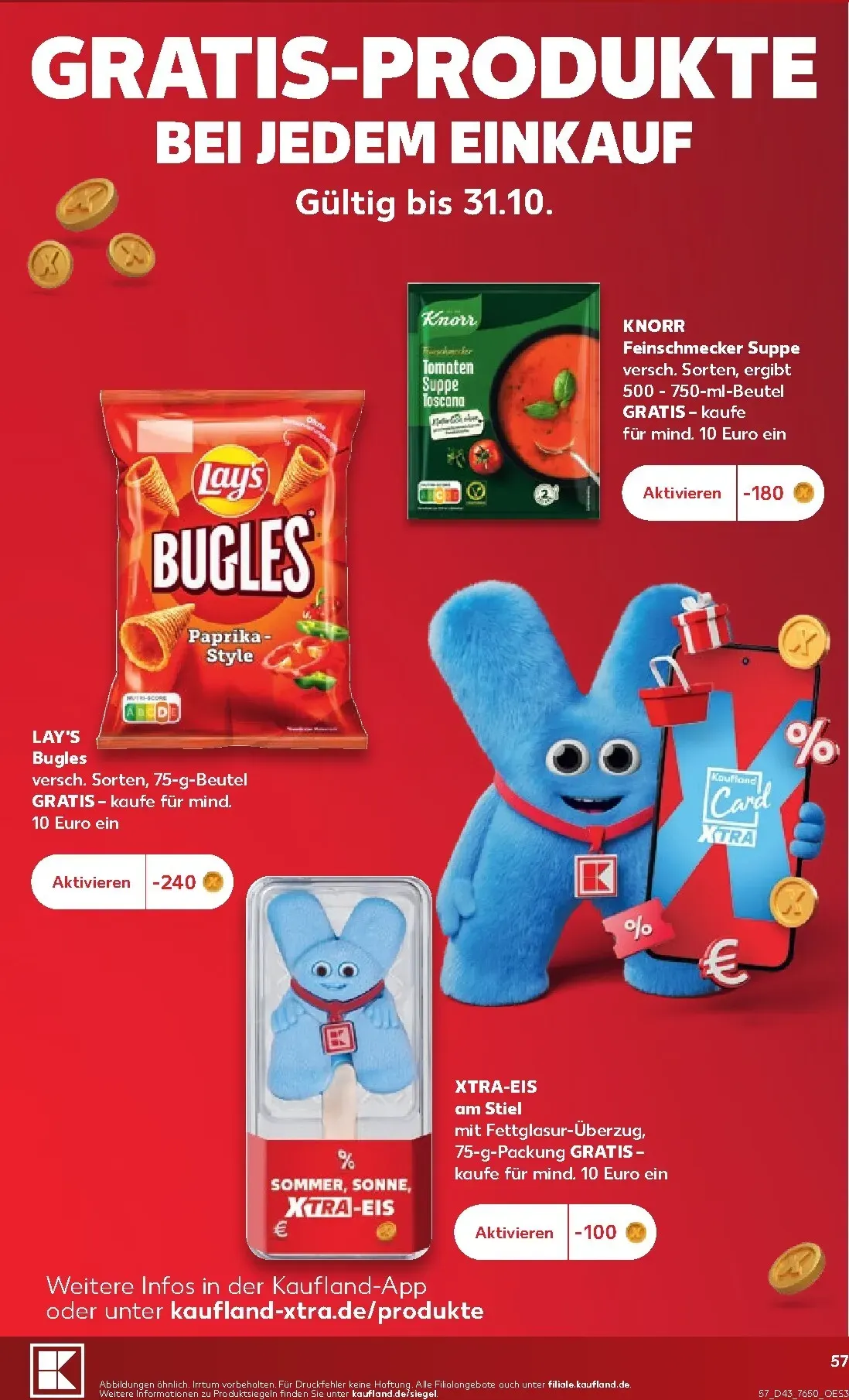 Kaufland Prospekt nächste Woche – von Montag 19.10.2026 bis Samstag 24.10.2026 von 19. Oktober bis 24. Oktober 2026 - Prospekt seite 58