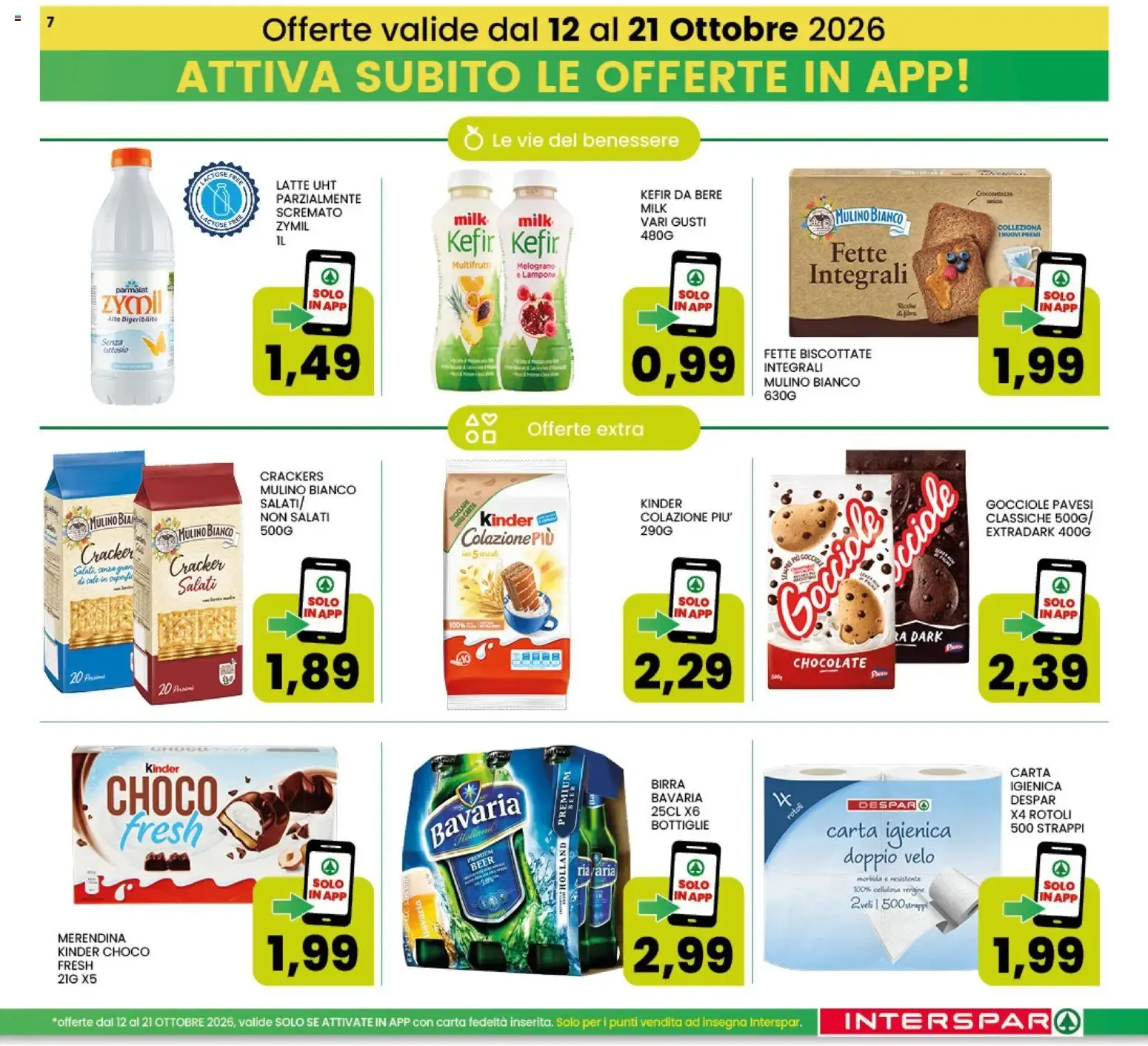 Volantino Interspar: Offerte valide dal 12 al 21 Ottobre 2026 da 12 ottobre a 21 ottobre di 2026 - Pagina del volantino 7