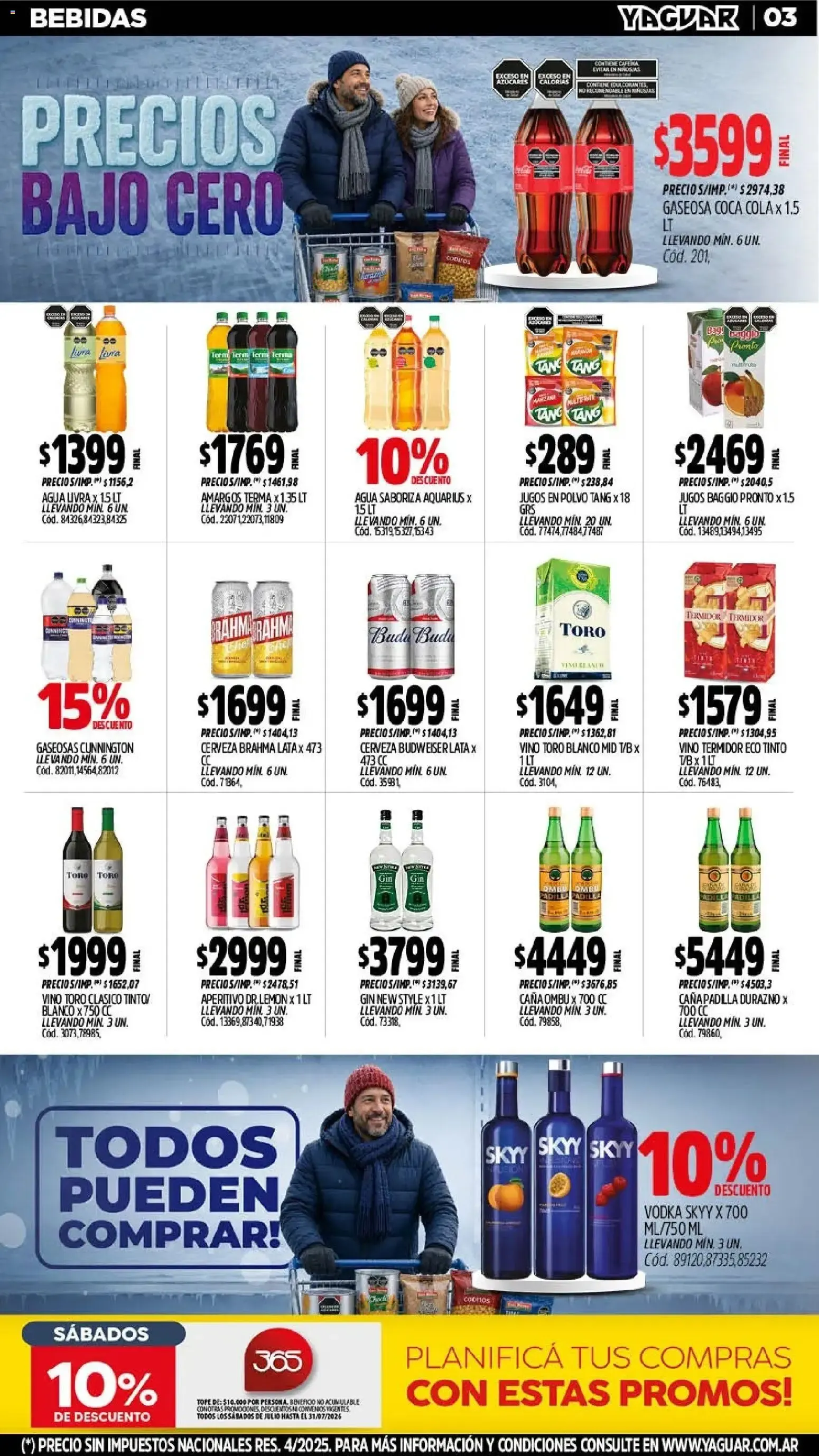 Ofertas de Mayorista Yaguar - Precios Bajo Cero 27 de julio al 2 de agosto 2026 - Página 4 del catálogo