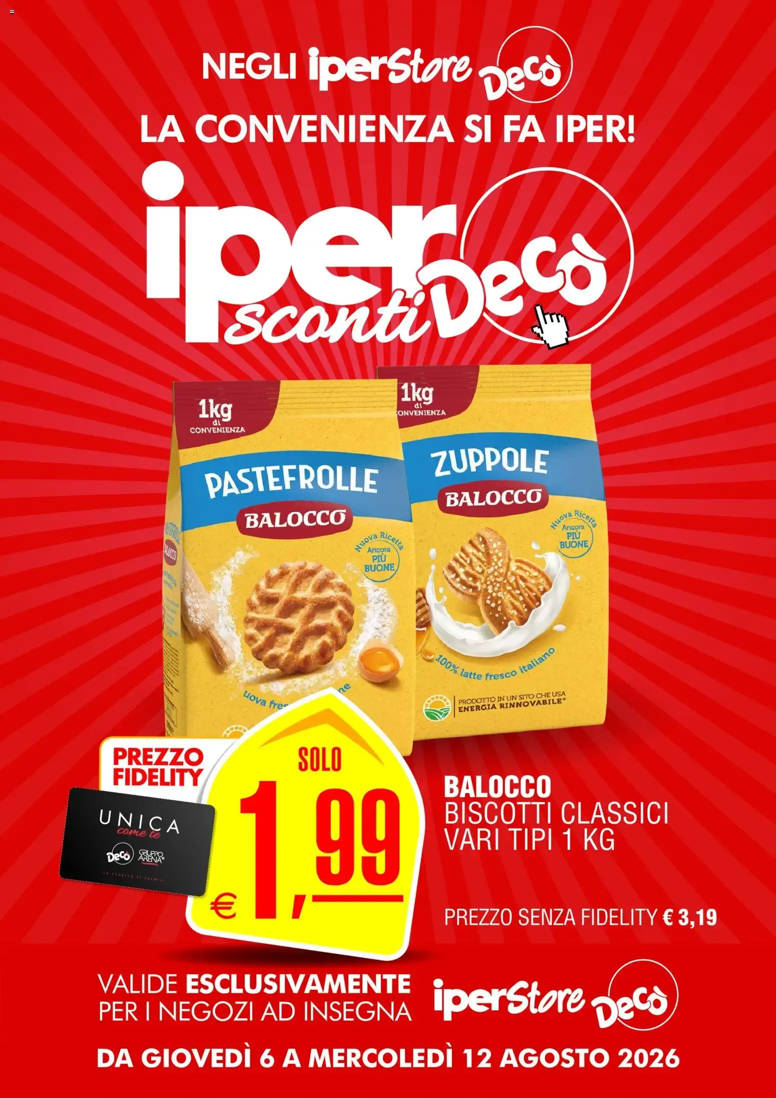 Nuovo Decò volantino iperStore Sicilia dal 06/08/2026 > offerte anteprima 🛍️ da 6 agosto a 12 agosto di 2026 - Pagina del volantino 1