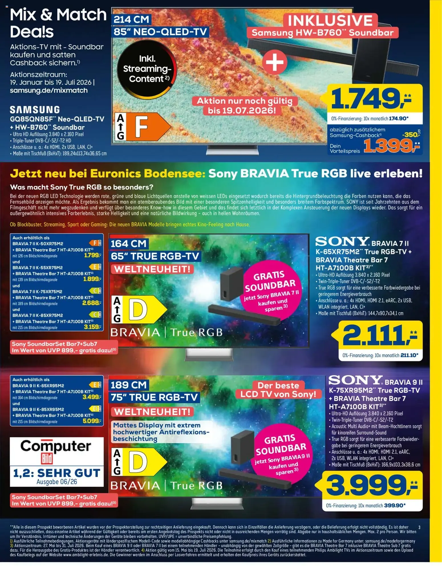 Euronics Prospekt (ab 11.07.2026) zum Blättern von 11. Juli bis 17. Juli 2026 - Prospekt seite 3