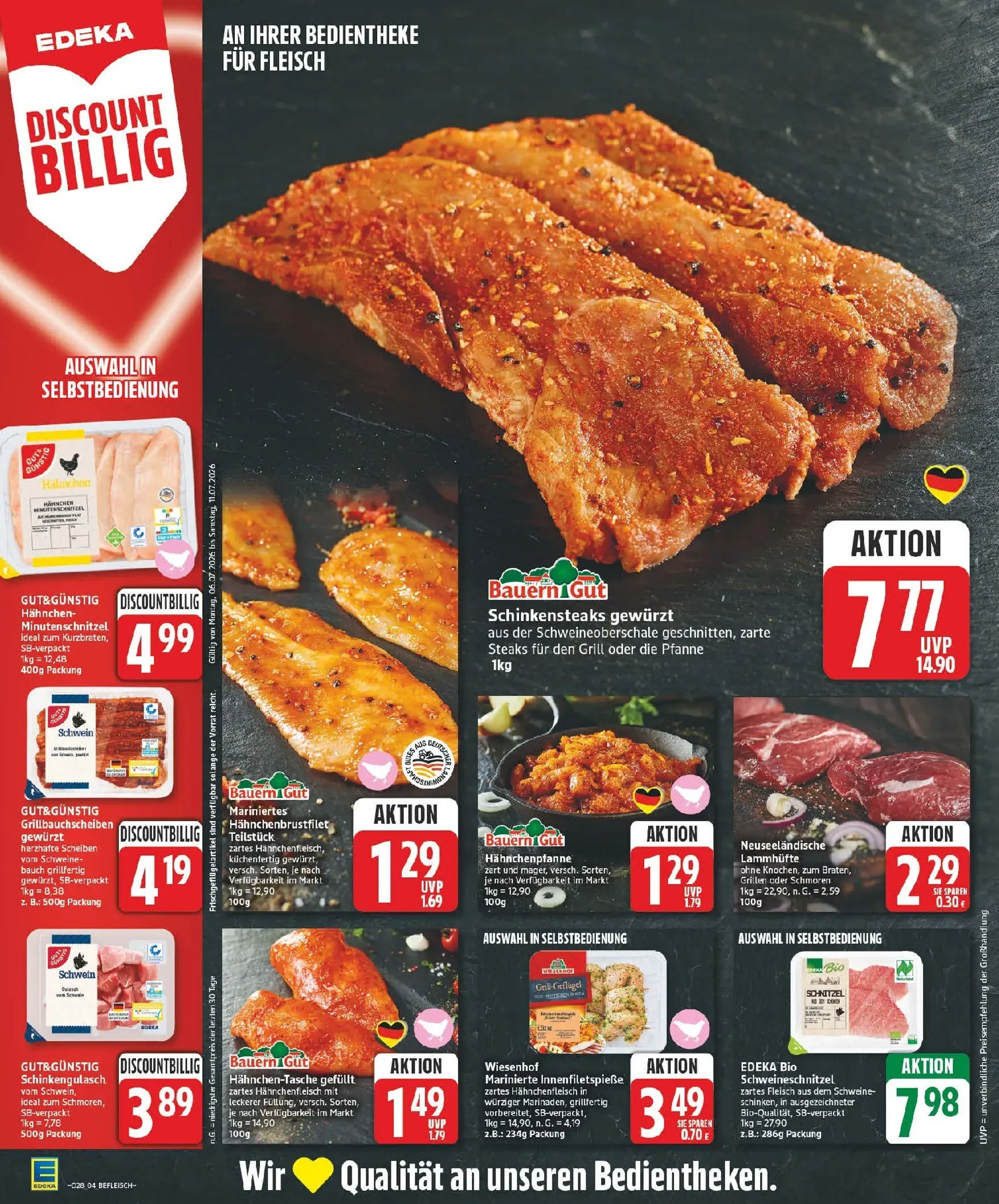 Edeka Prospekt – von Montag 06.07.2026 bis Samstag 11.07.2026 von 6. Juli bis 11. Juli 2026 - Prospekt seite 4