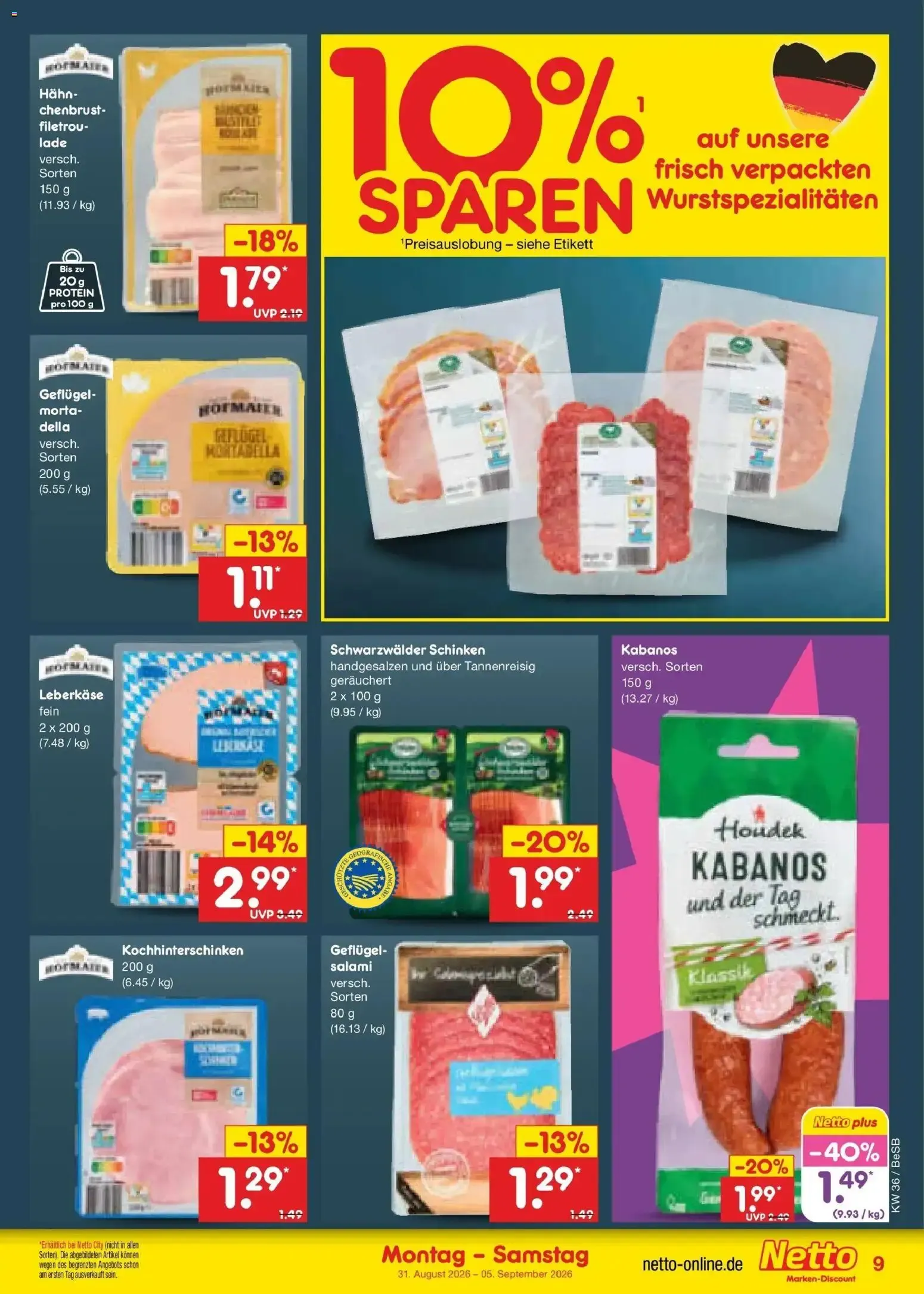 Netto Marken-Discount Prospekt Kremmen (ab 31.08.2026) » Angebote von 31. August bis 5. September 2026 - Prospekt seite 11