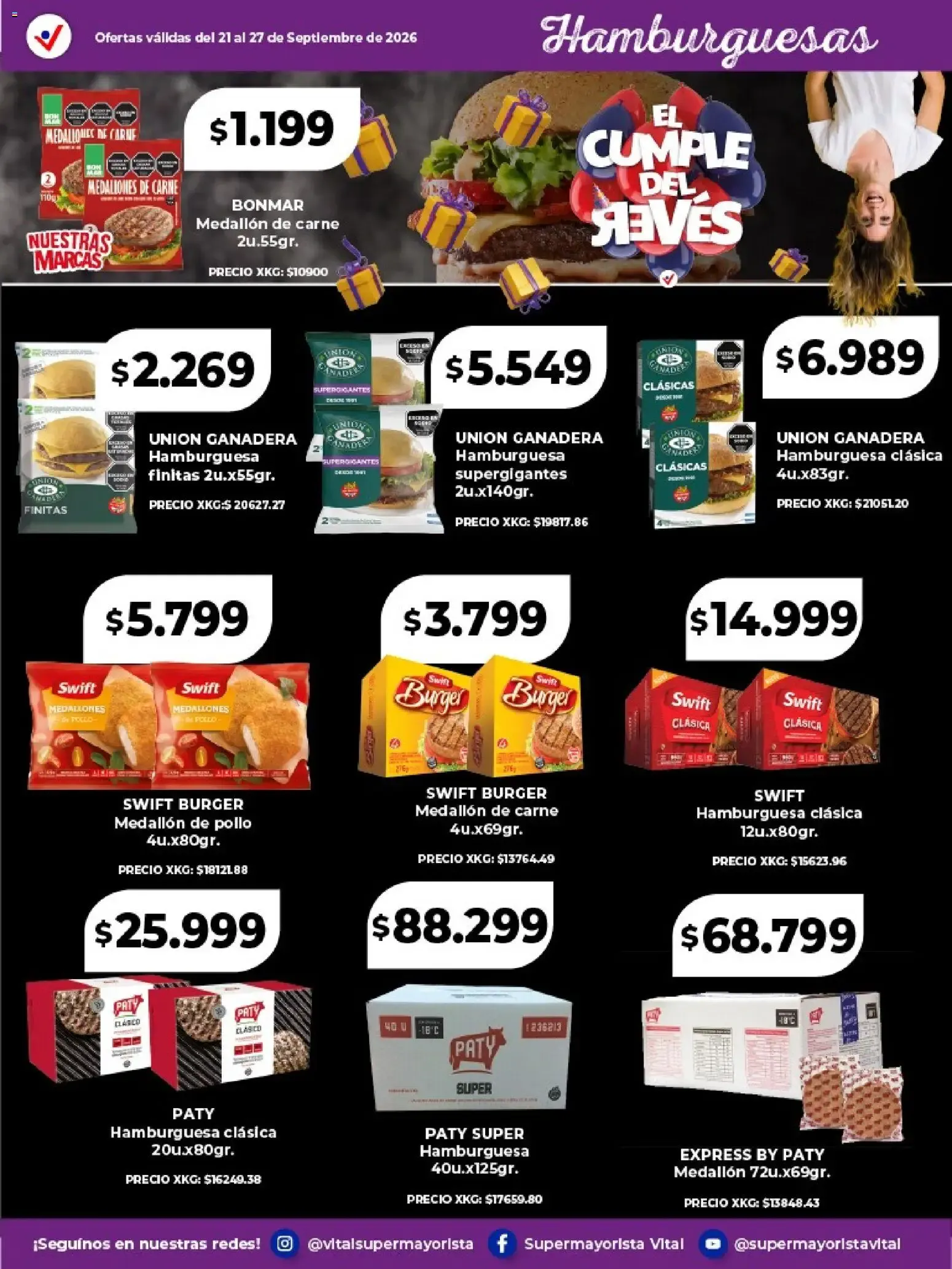 Ofertas de Vital - El Cumple del Jueves: Frescos a la Mesa 21 de septiembre al 27 de septiembre 2026 - Página 8 del catálogo