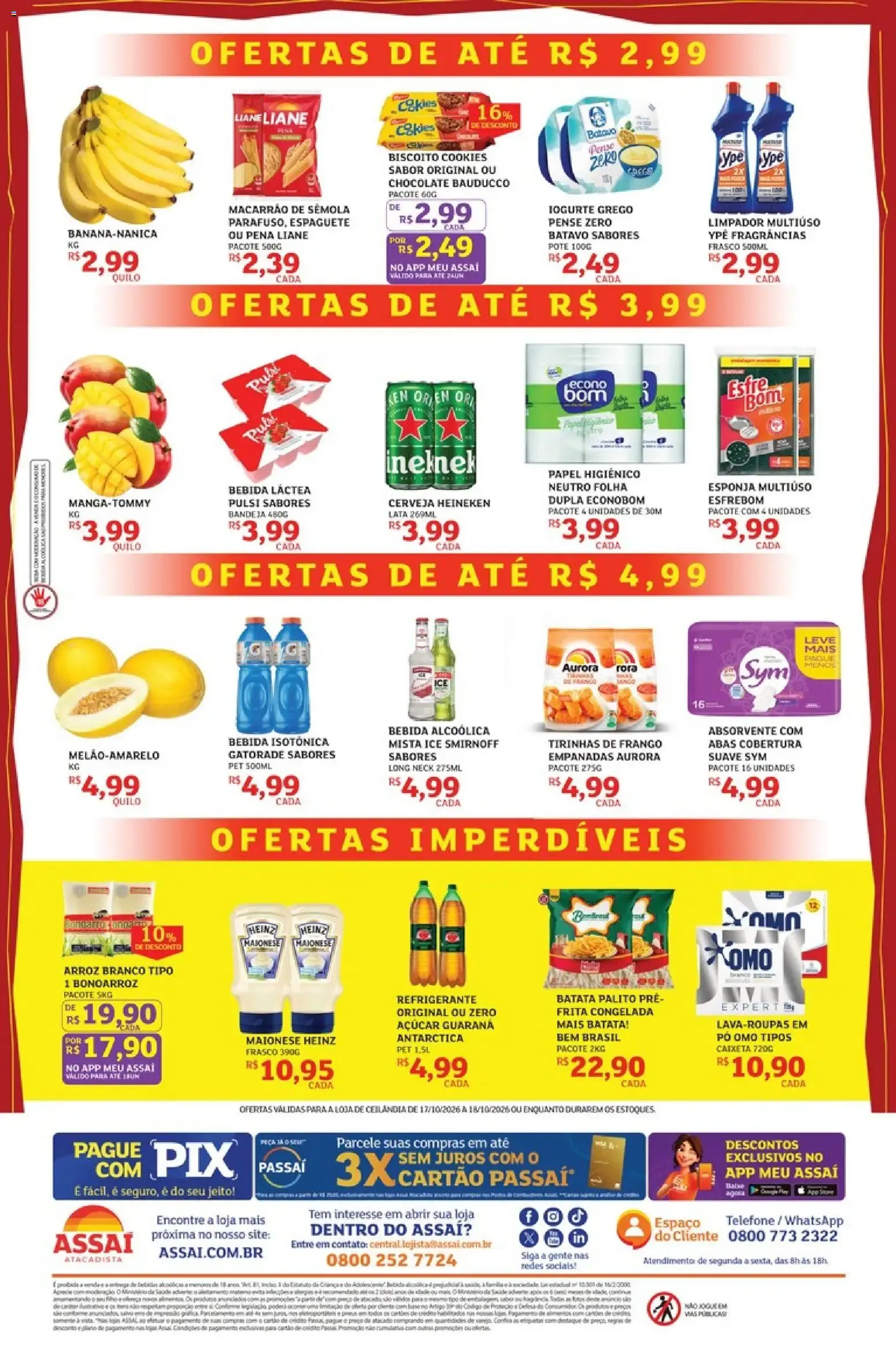 Encarte de Assaí Atacadista ofertas - DF de 17/10/2026 | Promoções Online 17 de outubro até 18 de outubro 2026 - Pagina 2