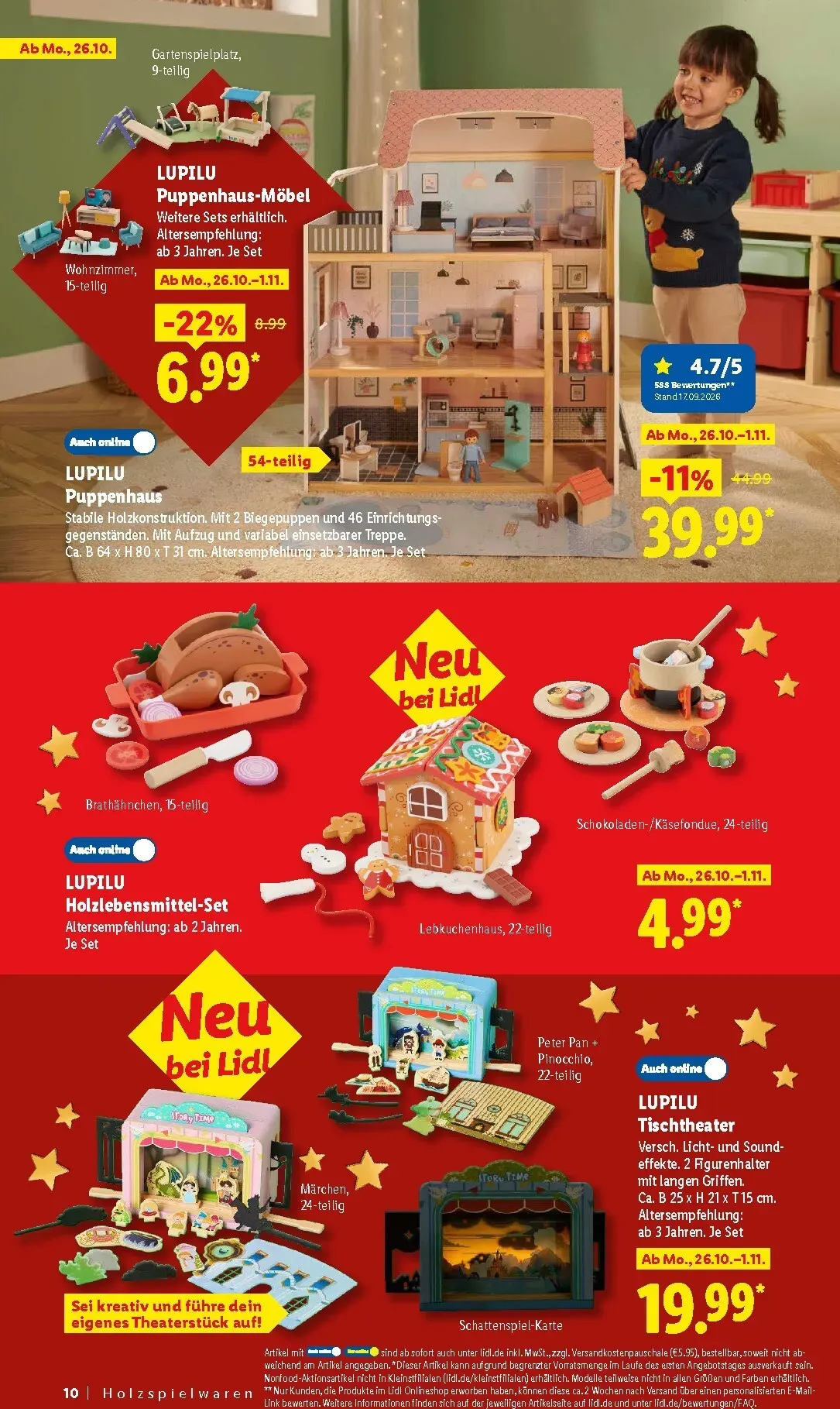 Lidl - Entdecke zahlreiche Geschenkideen Prospekt – von Montag 19.10.2026 bis Donnerstag 24.12.2026 von 26. Oktober bis 24. Dezember 2026 - Prospekt seite 10