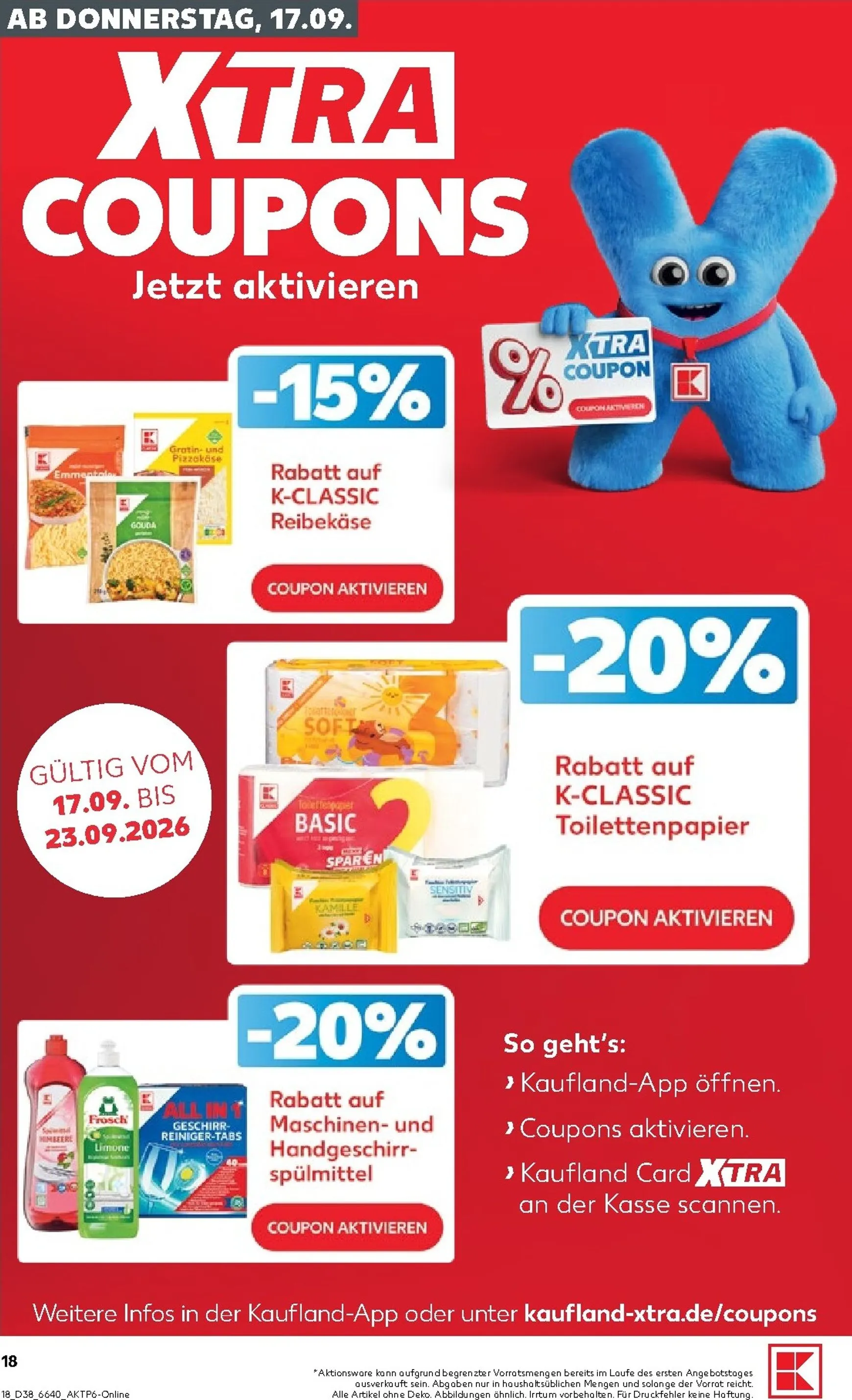 Neuer Kaufland Prospekt – von Donnerstag 17.09.2026 bis Mittwoch 23.09.2026 von 17. September bis 23. September 2026 - Prospekt seite 19