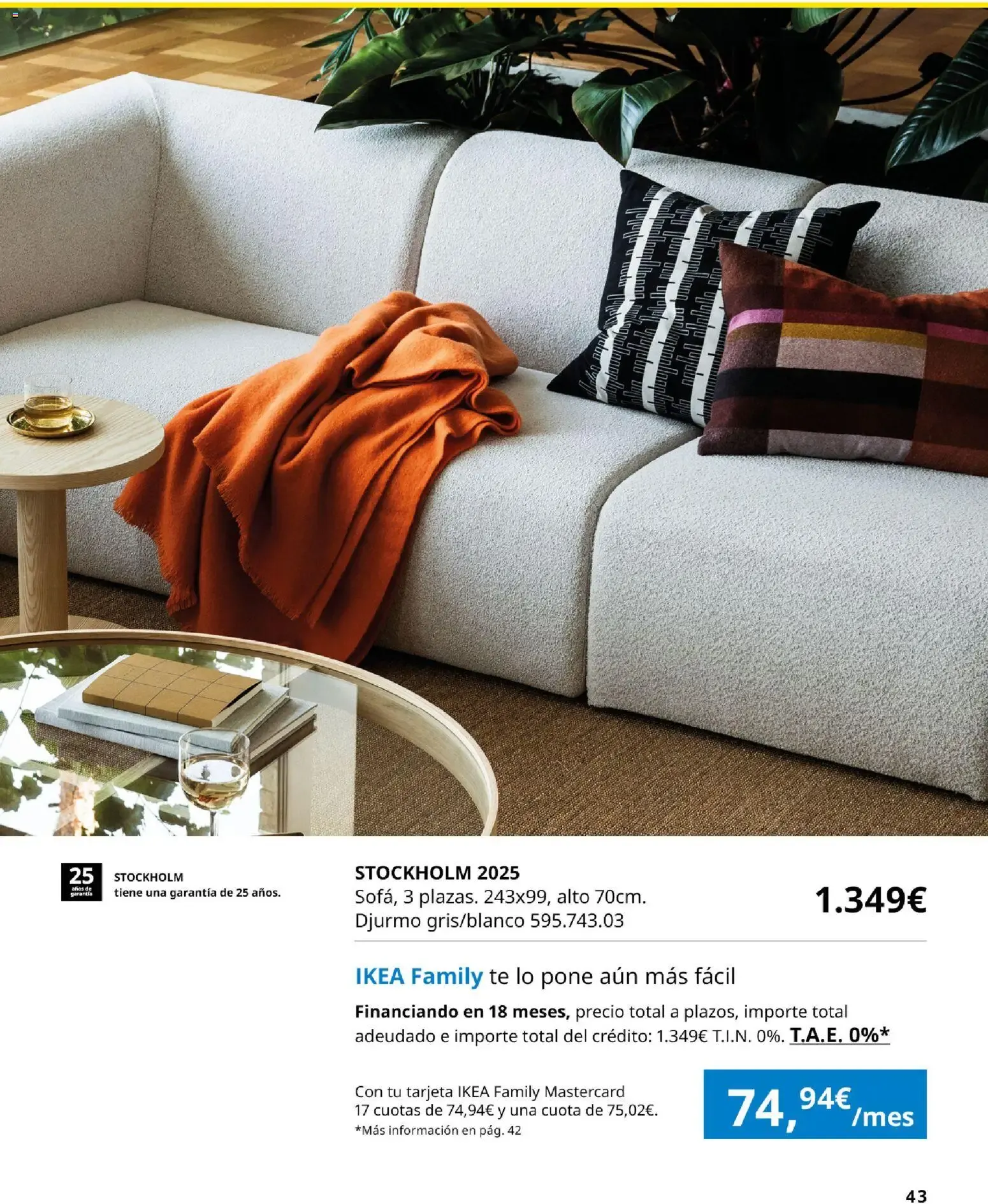 Catálogo de IKEA Salón 1 de septiembre al 31 de enero 2027 - Página 43