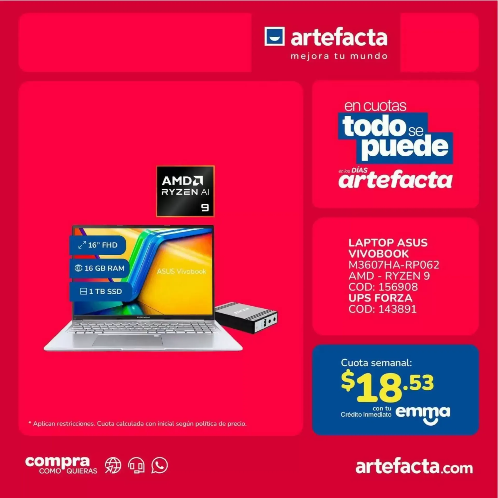 Catalogo de Catálogo Artefacta 18 de octubre al 2 de noviembre 2026 - Pag 1
