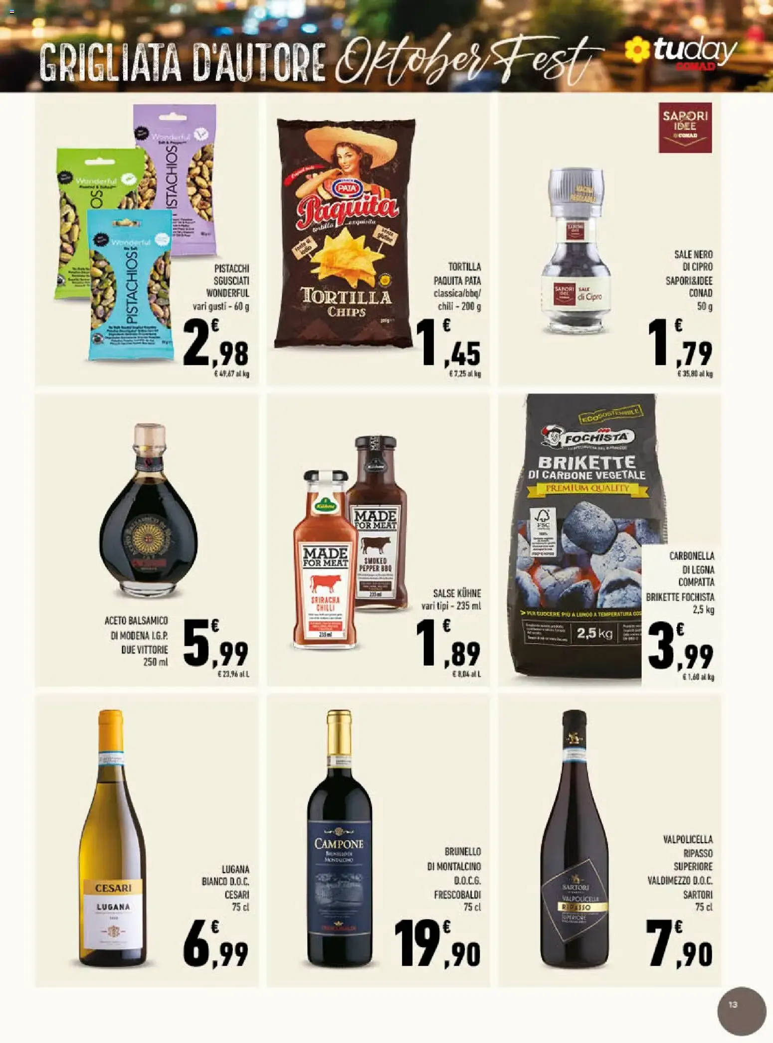 Gli Speciali Conad: Grigliata d'Autore Oktober Fest da 23 settembre a 6 ottobre di 2026 - Pagina del volantino 13
