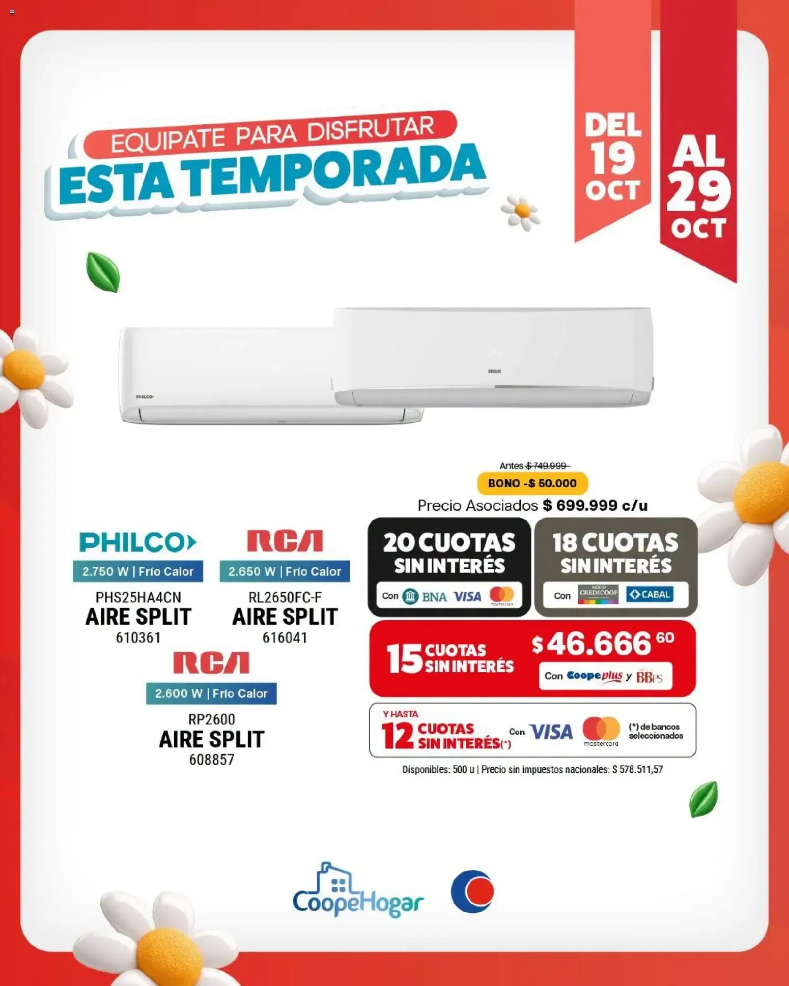 Ofertas de Cooperativa Obrera - Equipate para disfrutar esta temporada del 19/10/2026 - 29/10/2026 19 de octubre al 29 de octubre 2026 - Página 8 del catálogo