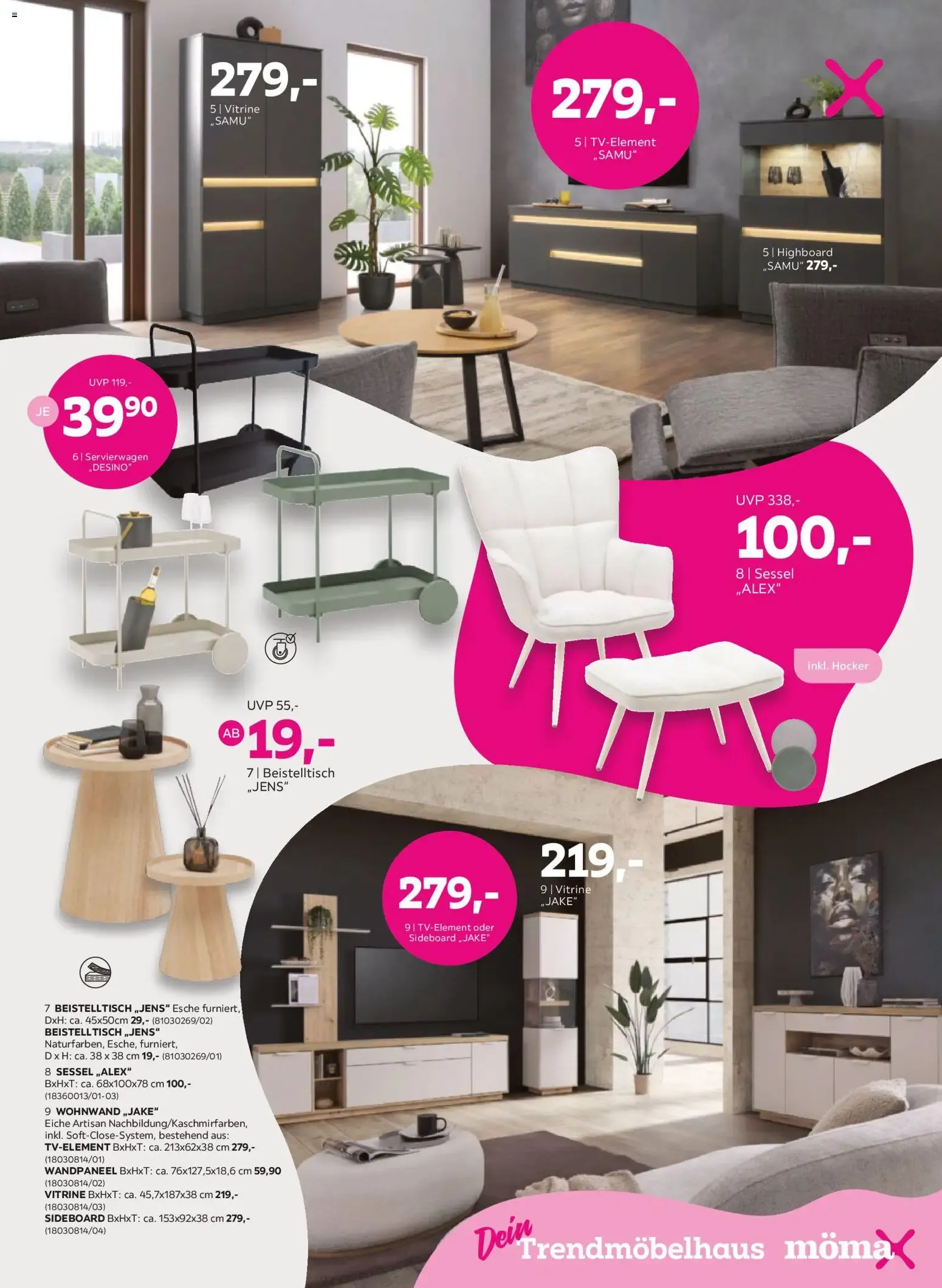 Mömax Pink Shopping: 25% en muebles y 20% en otros productos von 31. August bis 29. September 2026 - Prospekt seite 5