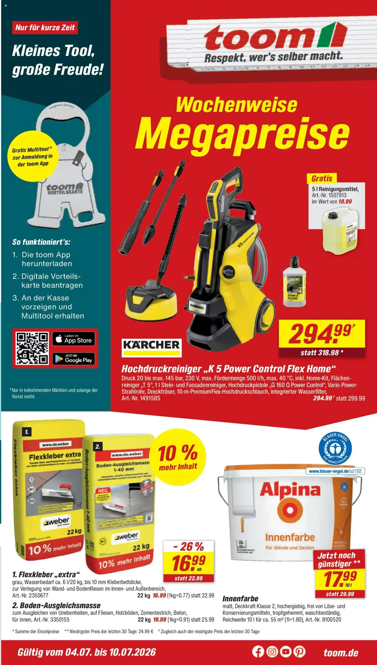Toom Baumarkt Prospekt (ab 04.07.2026) zum Blättern von 4. Juli bis 10. Juli 2026 - Prospekt seite 3