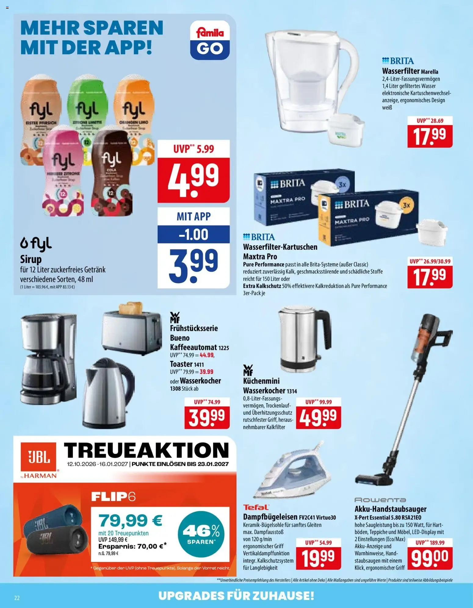 Famila Prospekt (ab 02.11.2026) zum Blättern von 2. November bis 7. November 2026 - Prospekt seite 22