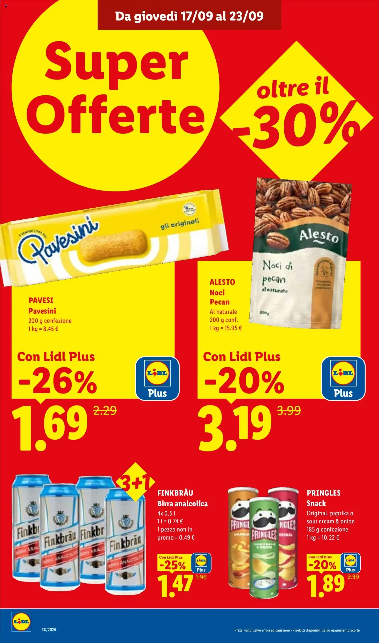 Lidl XXL Grande formato, grande convenienza y Mega Offerte da 17 settembre a 23 settembre di 2026 - Pagina del volantino 16
