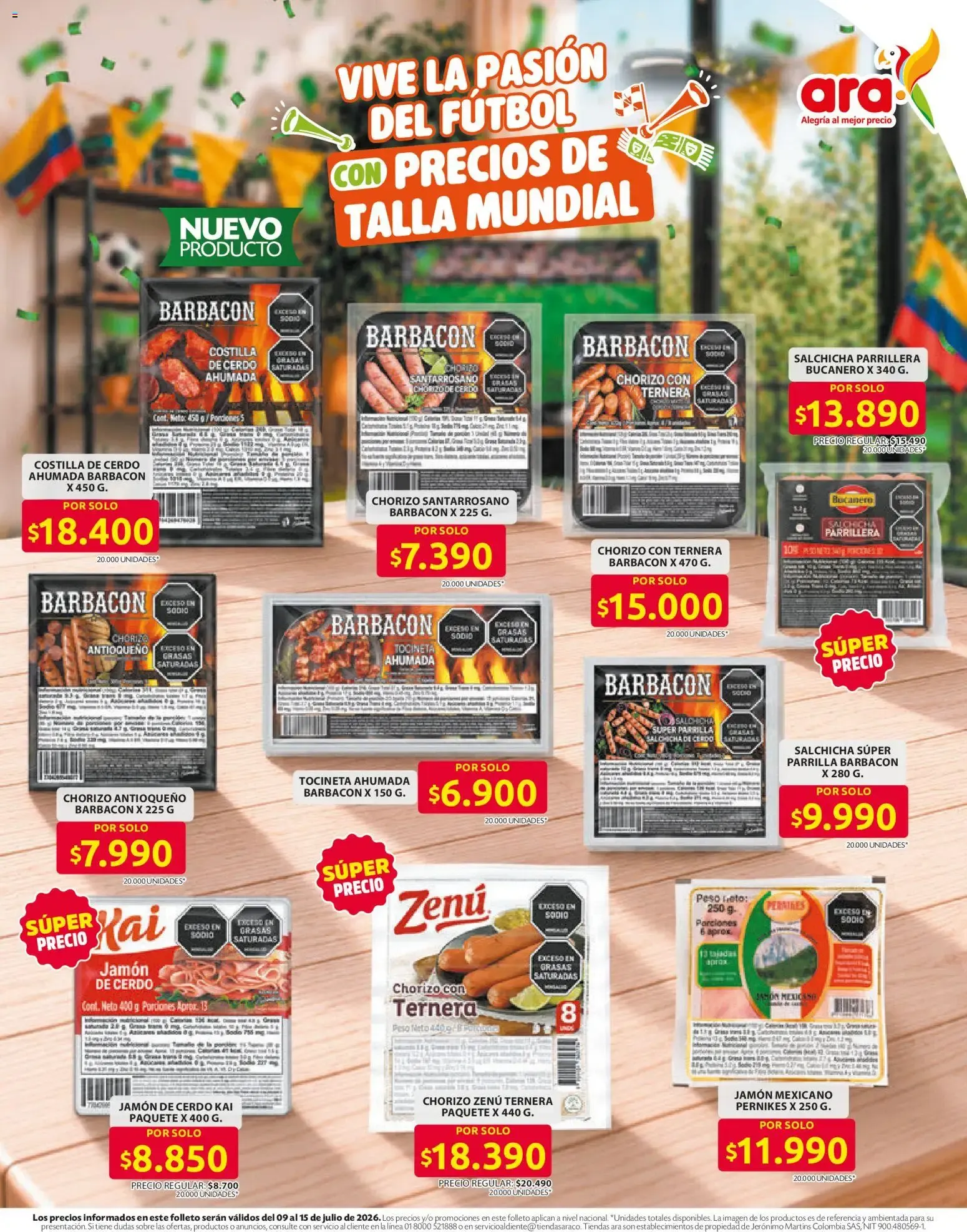 Catalogo de Acompaña cada partido con descuentos de talla mundial 9 de julio al 15 de julio 2026 - Pag 7